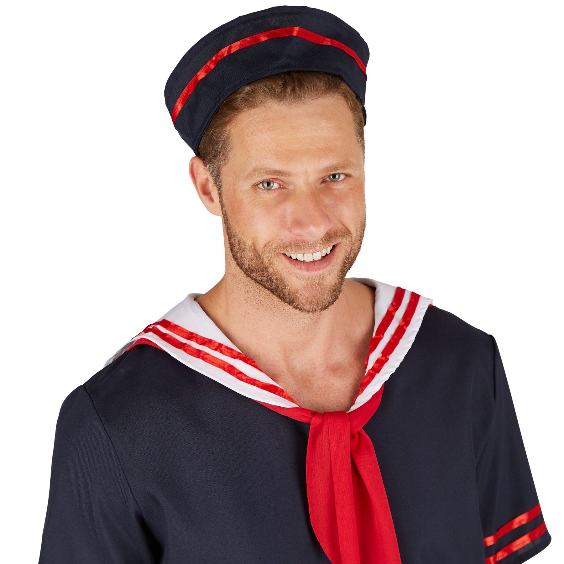 Herrenkostüm Matrose Seemann Offizier Kapitän Uniform Schiff Fasching Karneval