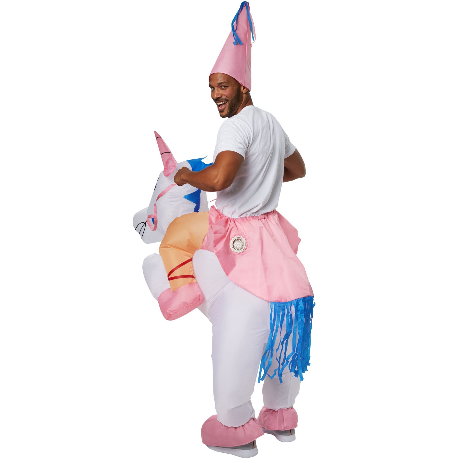 ACTOYS Aufblasbares Einhorn Für Pool & Strand | 150cm Schwimmtier Bis 100kg | PVC Luftmatratze