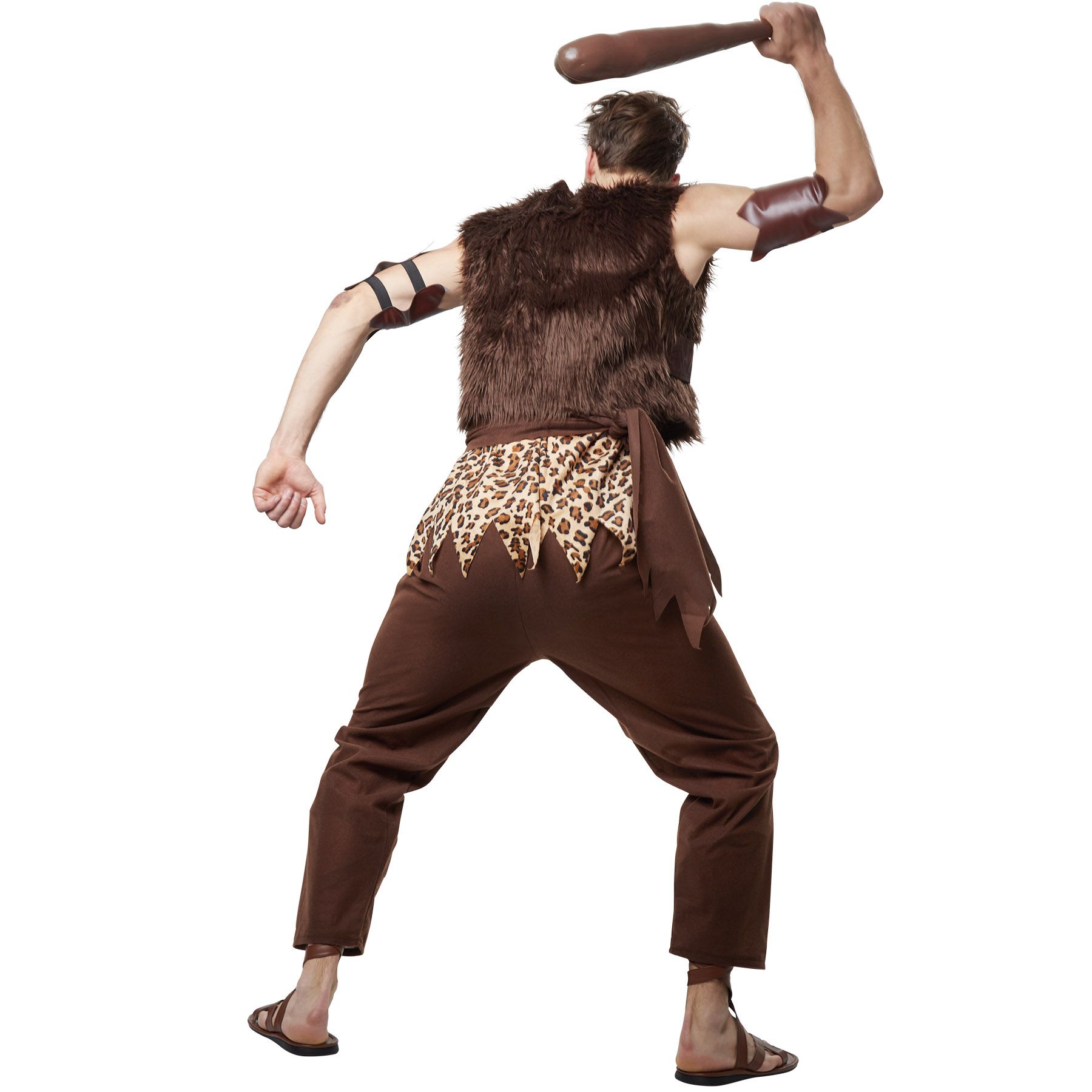 NET TOYS Steinzeit-Kostüm Für Herren – XL 54/56, Höhlenmensch-Verwandlung Für Karneval & Mottoparty