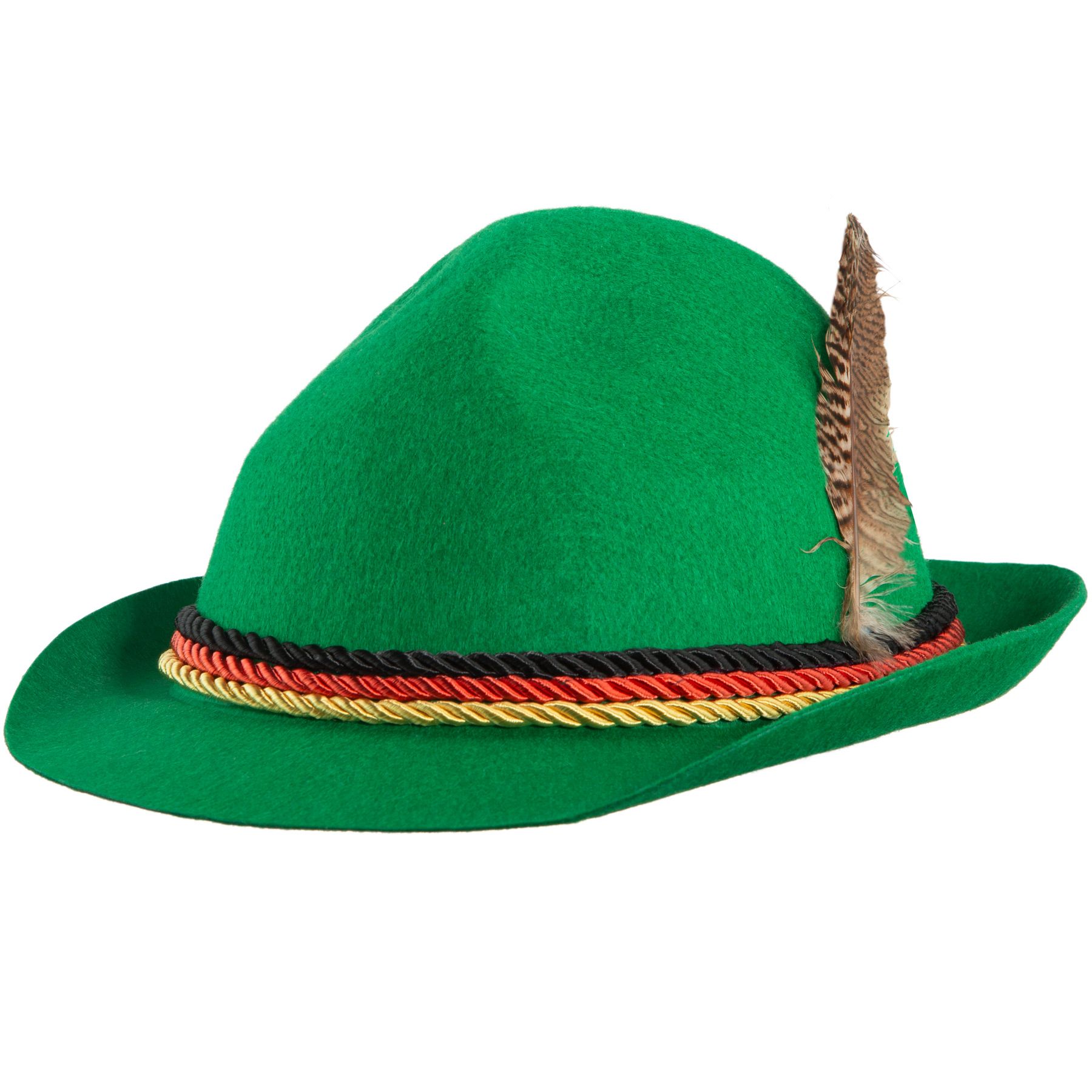 Adulti Oktoberfest Tedesco Cappello Di Feltro Verde Costume
