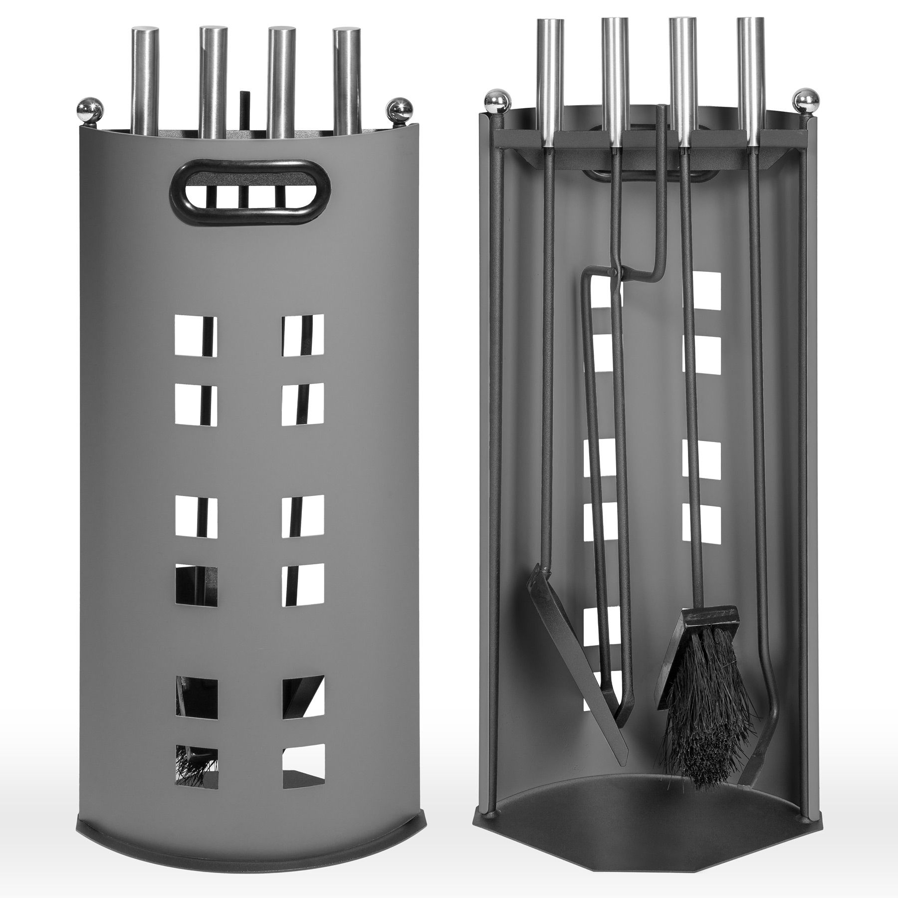 Conjunto De Herramientas Para Chimenea De 5 Piezas De Acero Inoxidable