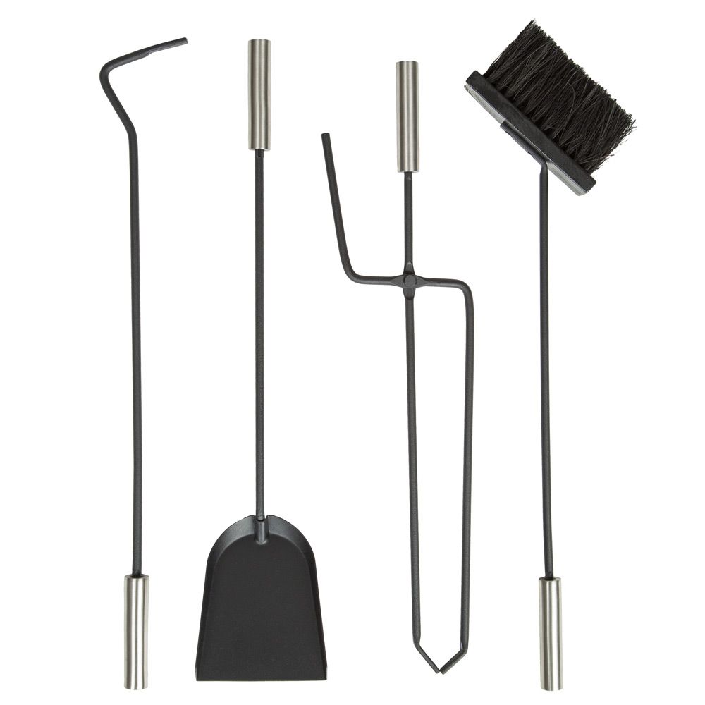 Conjunto De Herramientas Para Chimenea De 5 Piezas De Acero Inoxidable
