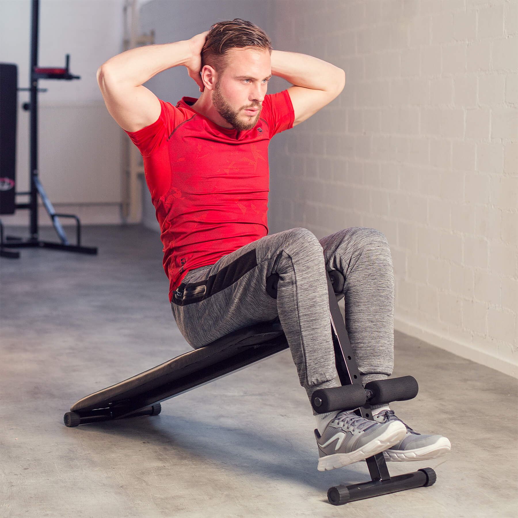 SIT UP BANK BAUCHTRAINER TRAININGSBANK FITNESSBANK RÜCKENTRAINER FITNESSGERÄT eBay