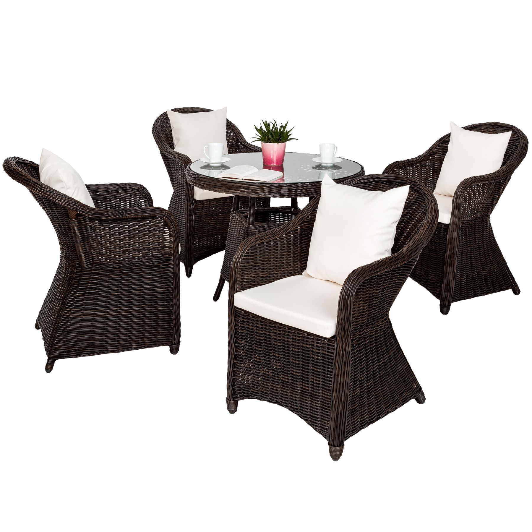 Rat N Sint Tico Aluminio Muebles De Jard N Comedor 4x Silla Mesa ~ Conjunto De Mesa Y Sillas Para Terraza Rat N Sint Tico Aluminio Muebles De Jard N Comedor 4x Silla Mesa ~ Conjunto De Mesa Y Sillas Para Terraza