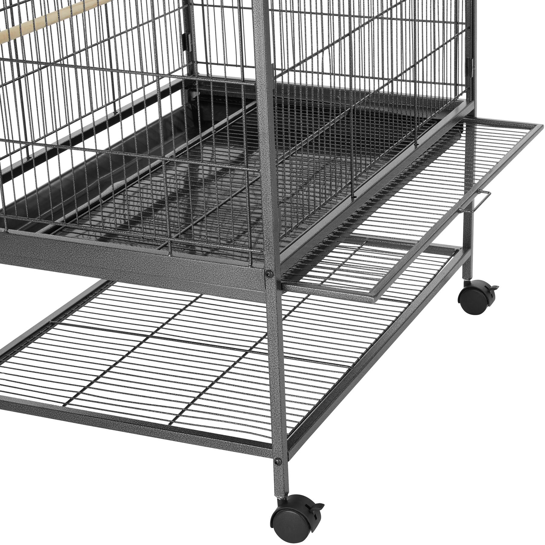 Large Bird Aviary Cage Wheels Parrot Pet Canary Budgie Birdcages