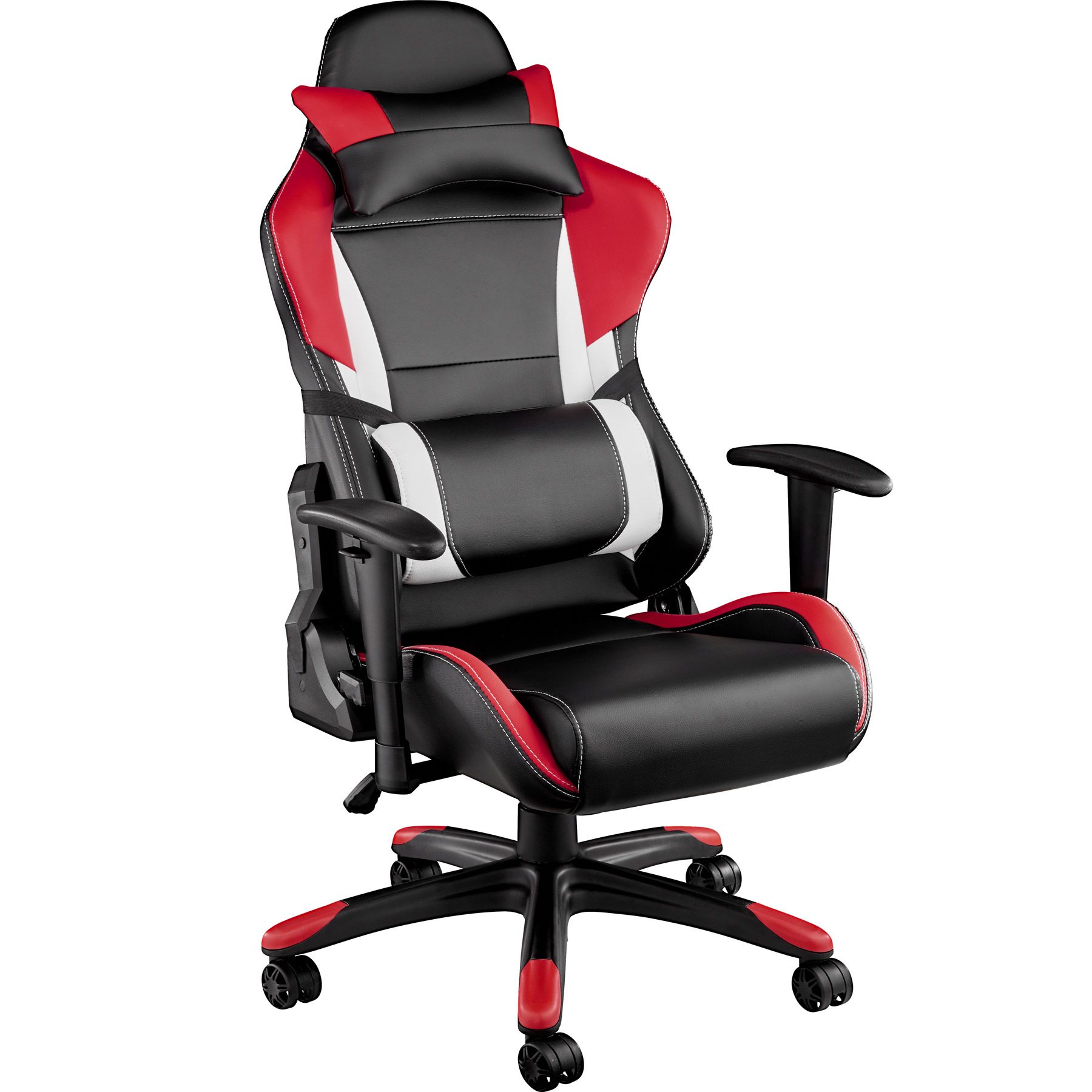 Racing Bürostuhl mit Lordosenstütze Schreibtischstuhl Chefsessel Drehstuhl Büro