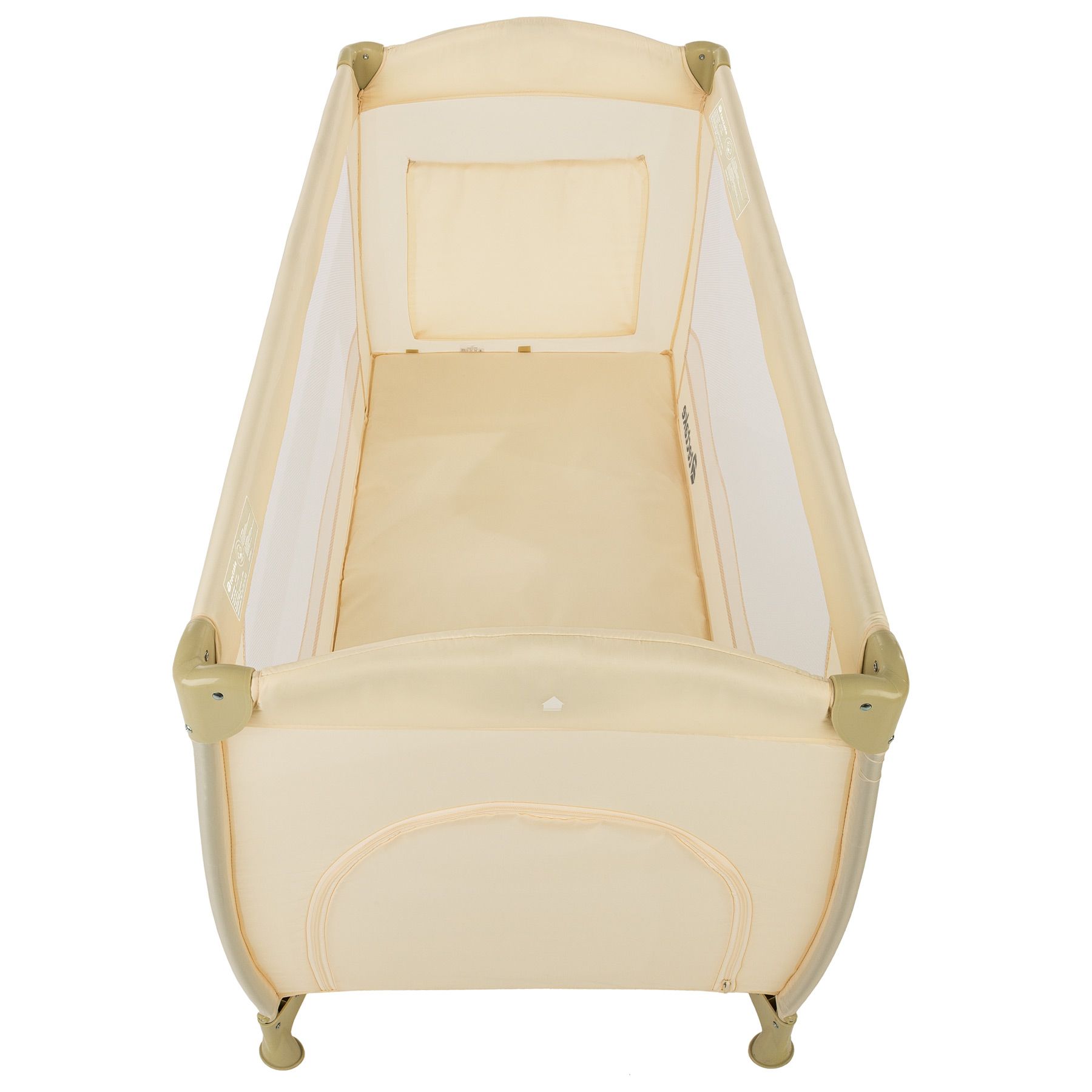 Cuna de viaje portátil plegable con acolchado ajustable para bebé | eBay