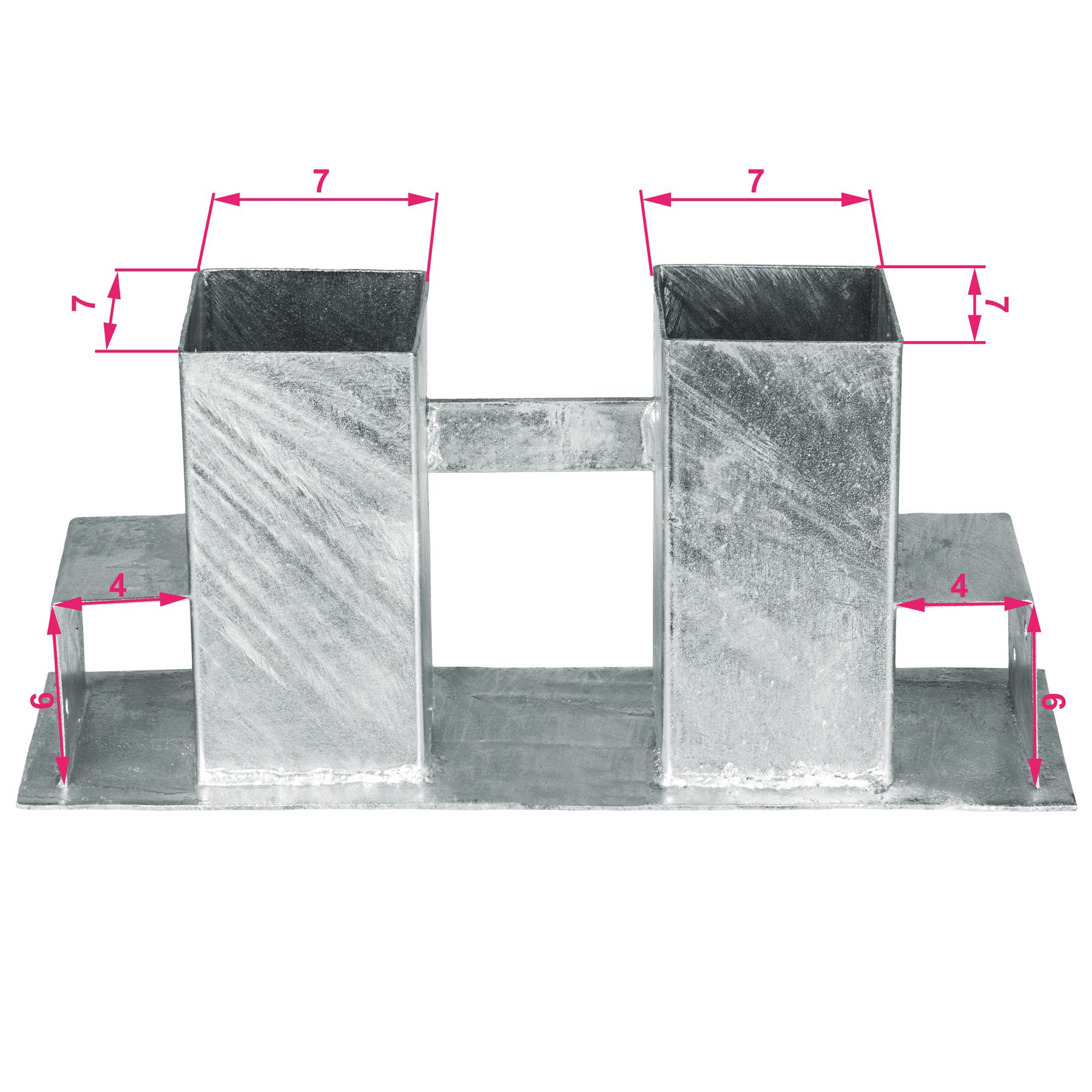 Conjunto de 4 ayudas para apilar leña de la chimenea hoguera cesta