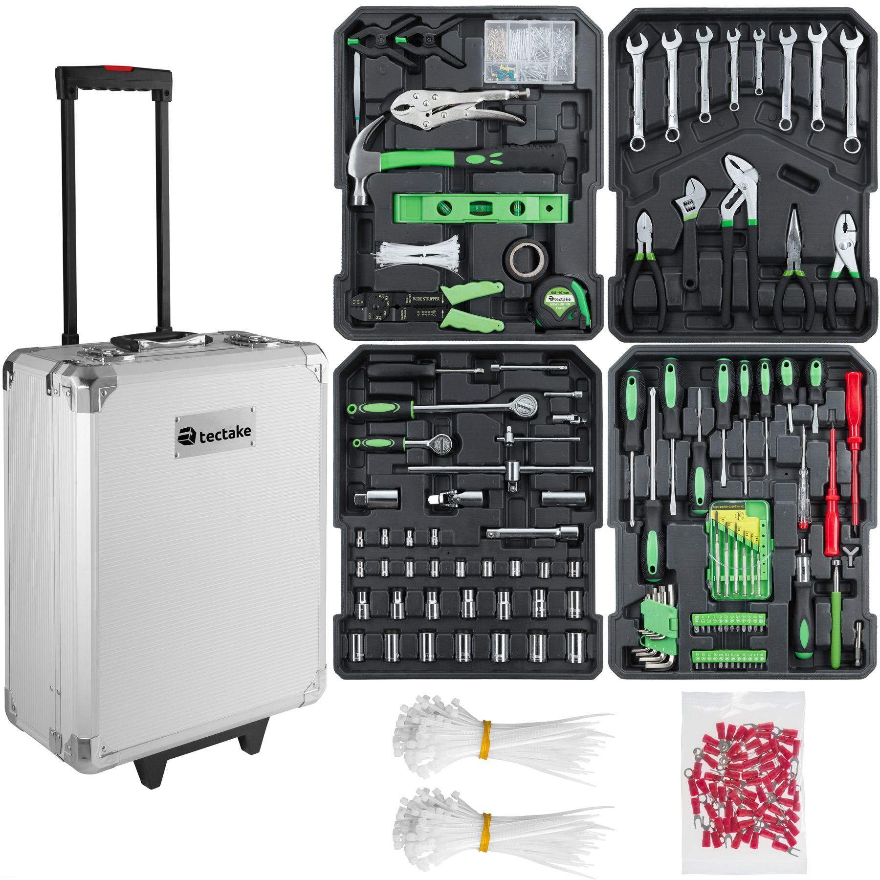 Valise à Outils Trolley 899 Pièces Boite Mallette à Tire Caisse Aluminium Ebay