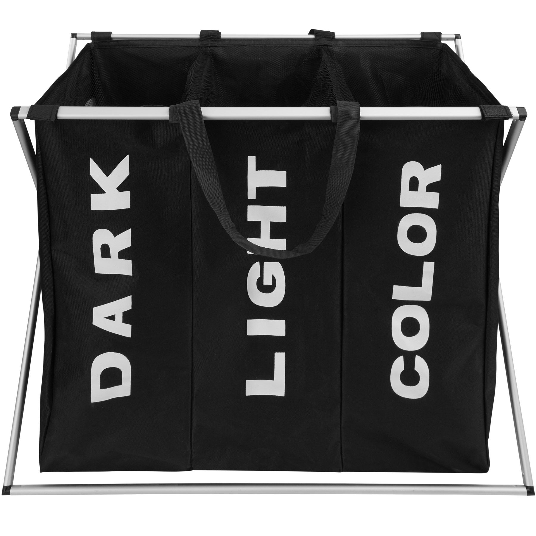 Cesto para Ropa Sucia Triple Cesta Colada Lavado Estructura Robusta