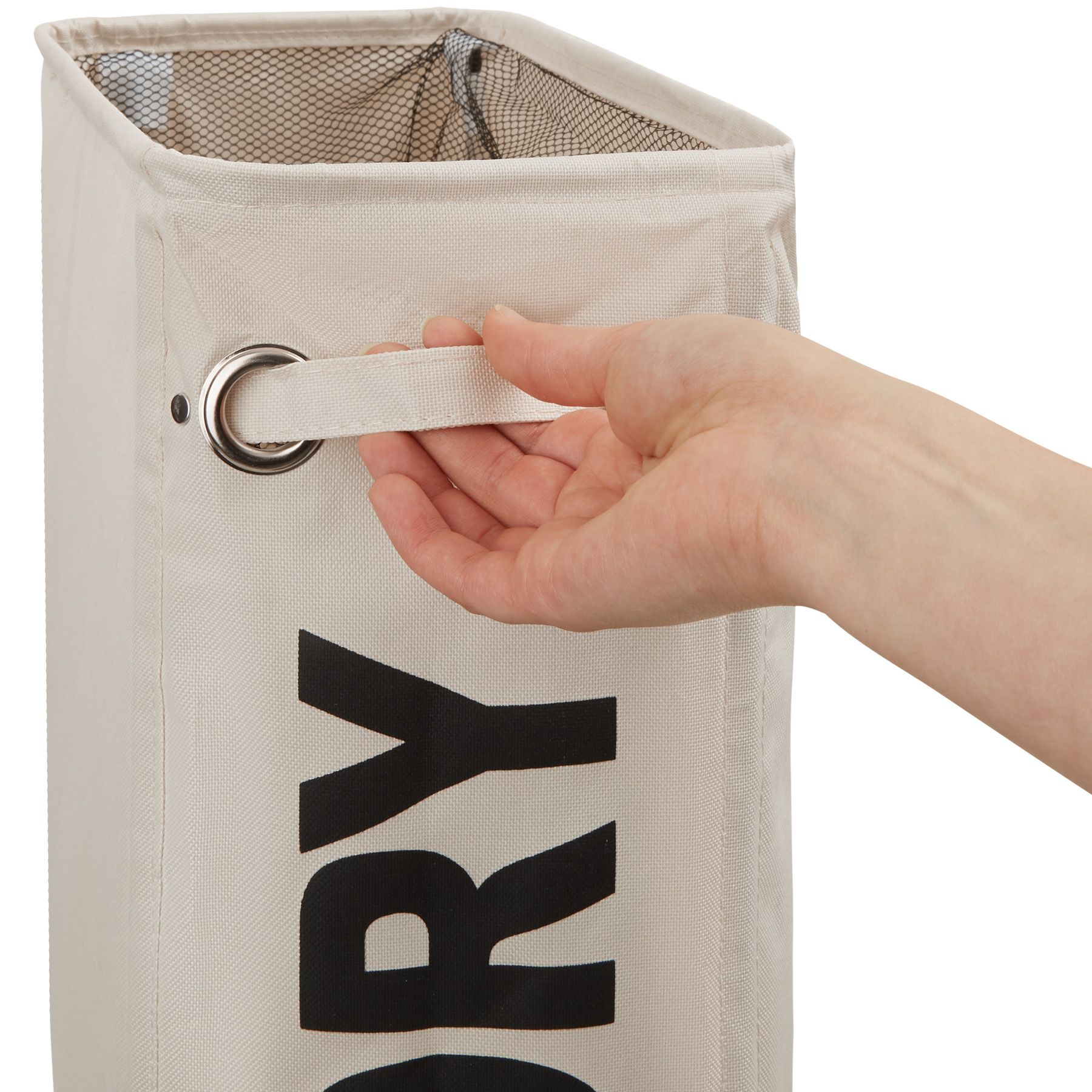 Cesto Ropa Sucia Estrecho Canasto Colada Textil Estructura Robusta