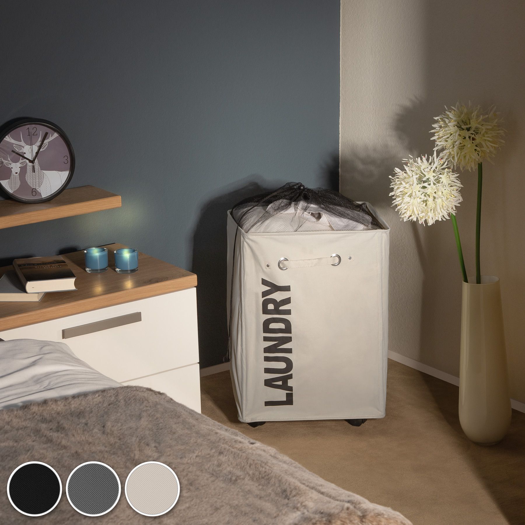 Cesto para Ropa Sucia Canasto para la Colada Forma Compacta Plegable