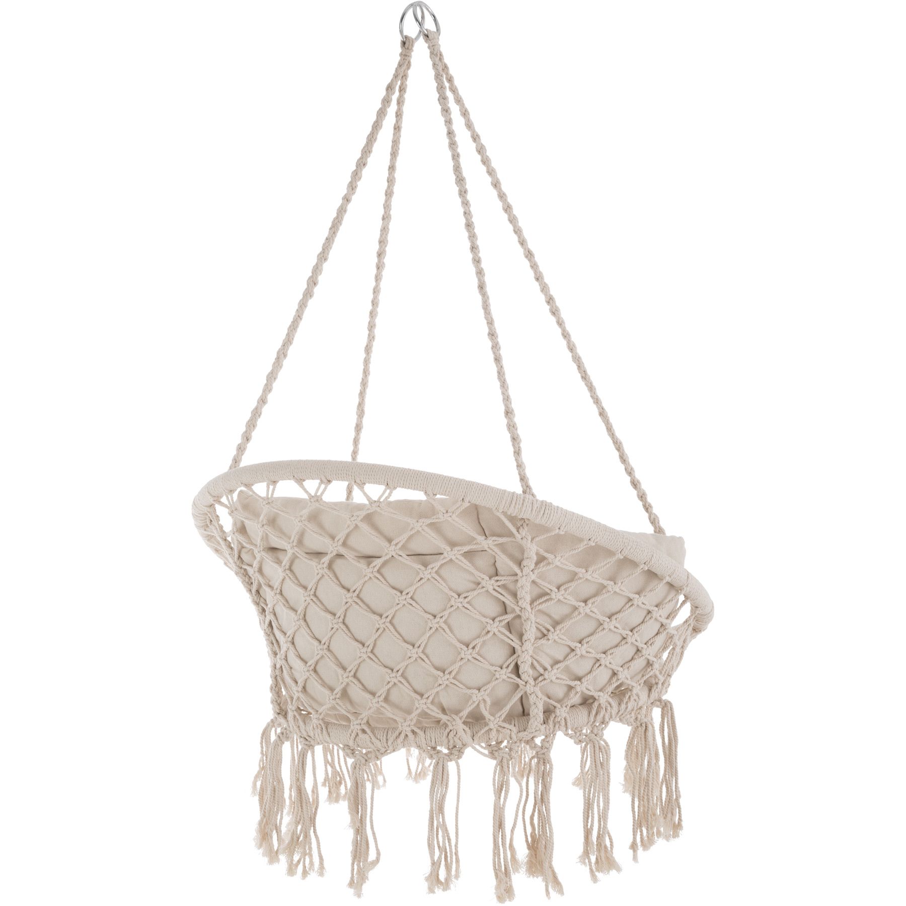 Silla Colgante Sillón Asiento Flotante Hamaca Columpio Acero Poliéster