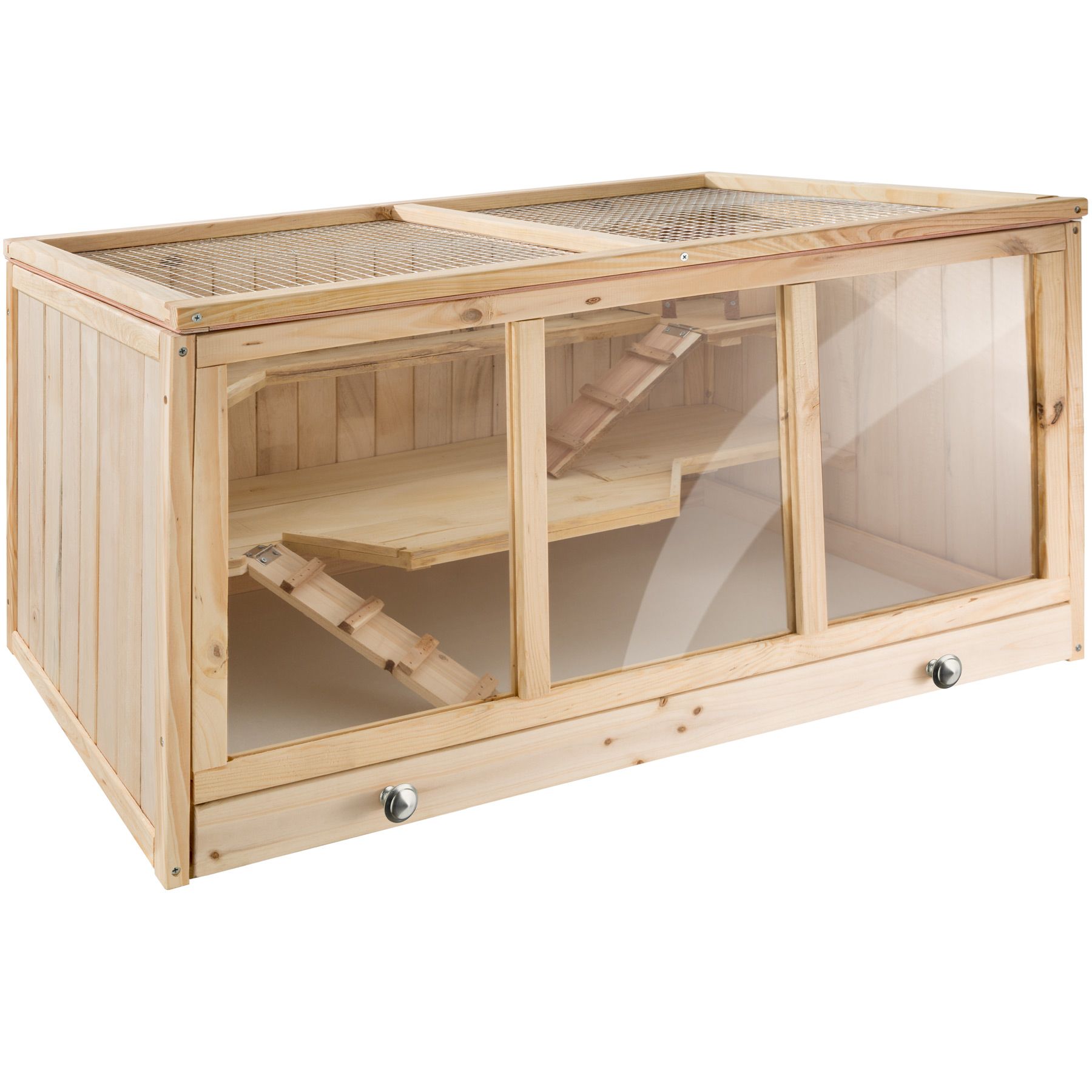 XXL Nagerkäfig Holz Hamsterkäfig Kleintierkäfig Mäusekäfig Rattenkäfig ...