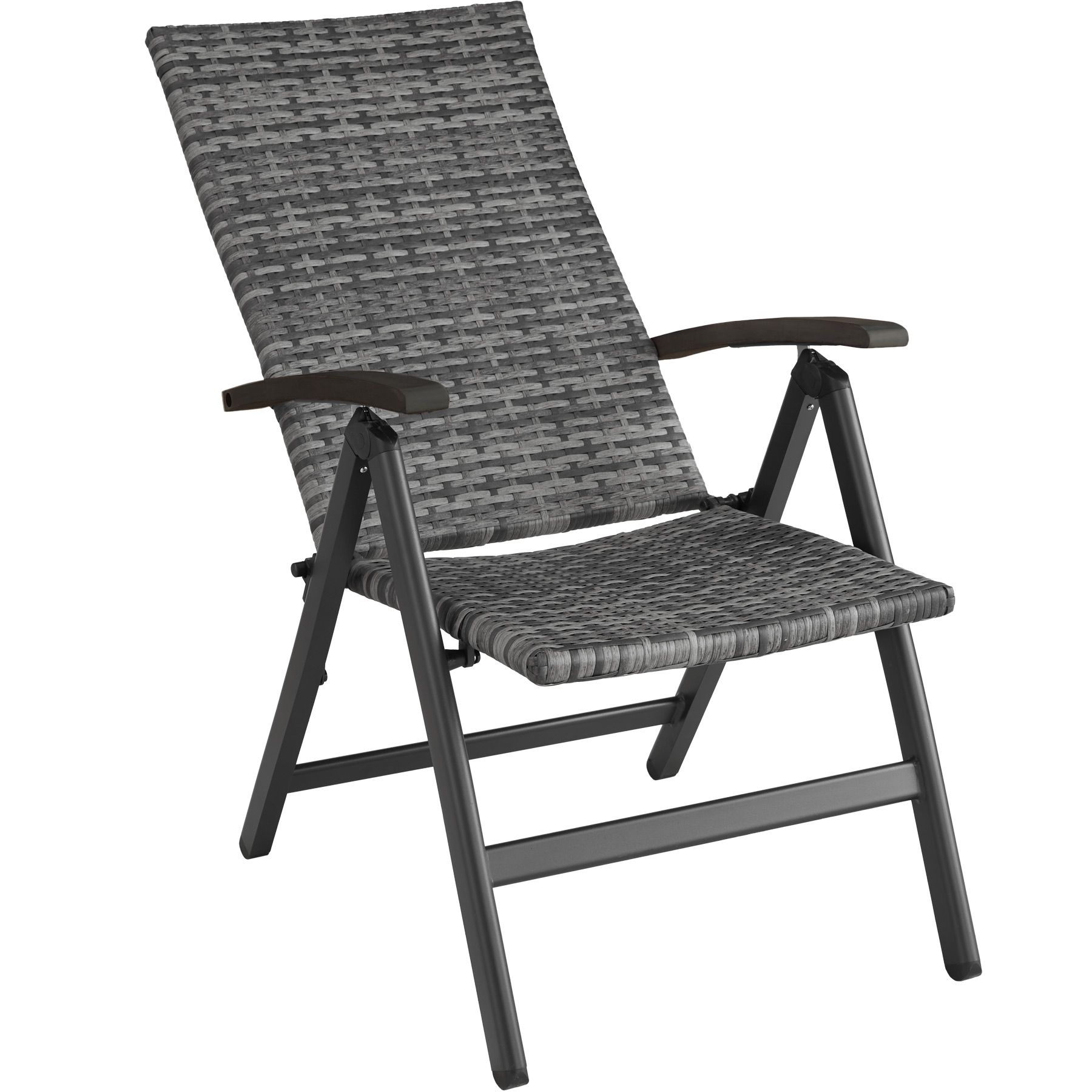 Silla Plegable Asiento MueblesJardín Poliratán Balcón Terraza Patio