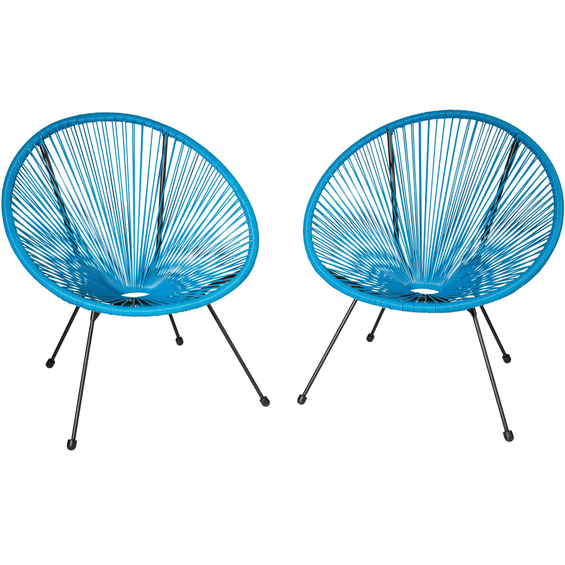 2 Fauteuils design acapulco chaises de salon de jardin rétro | eBay