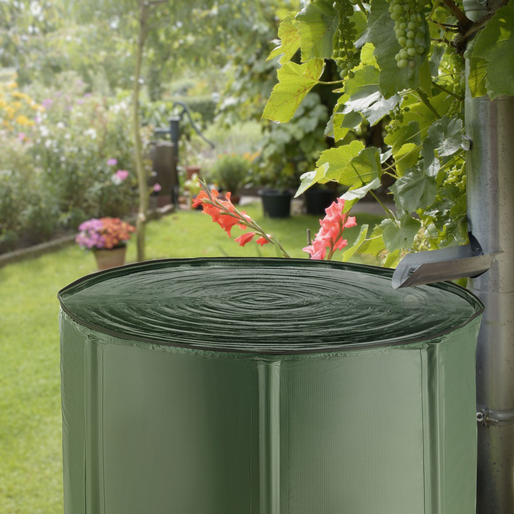 Regenwassertonne Regentonne Wassertank Regenwasserfass mit Hahn Tank