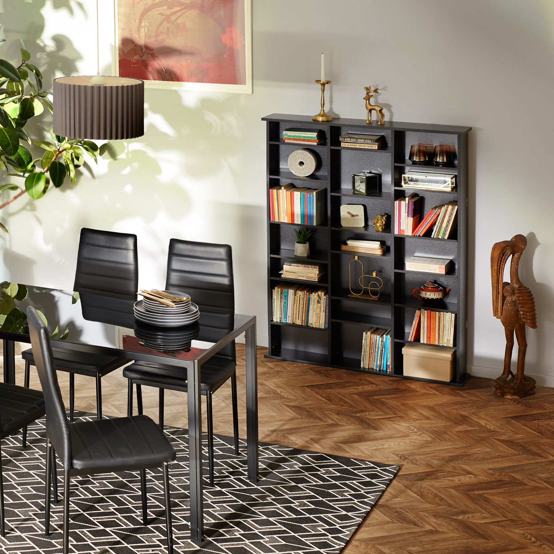 Estantería para CDs Almacenamiento Estantes DVDs Muble Interior