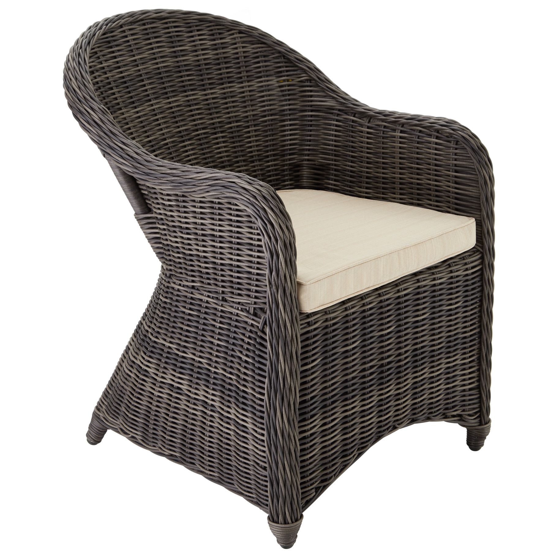 2x Alu Gartenstuhl Polyrattan Korbsessel Gartenmöbel Korb Stuhl Sessel