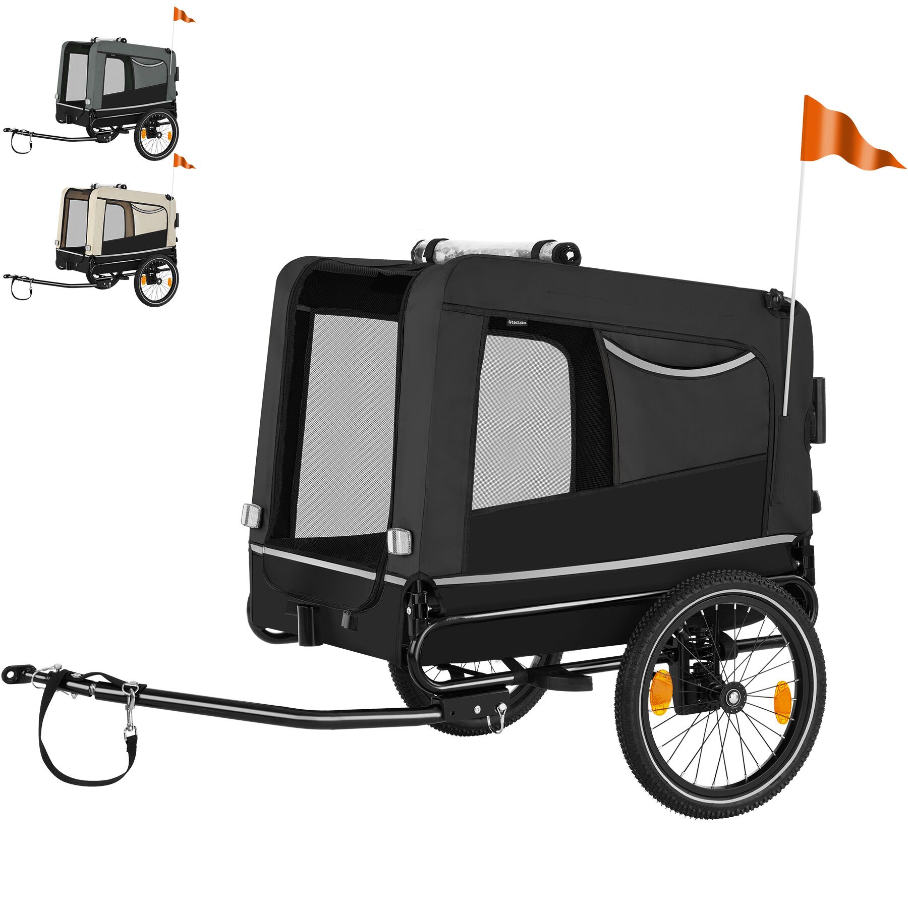 Fahrradanhnger Hunde Anhnger fr Fahrrad, e Bike, Jogger, belastbar bis  40kg | eBay.de