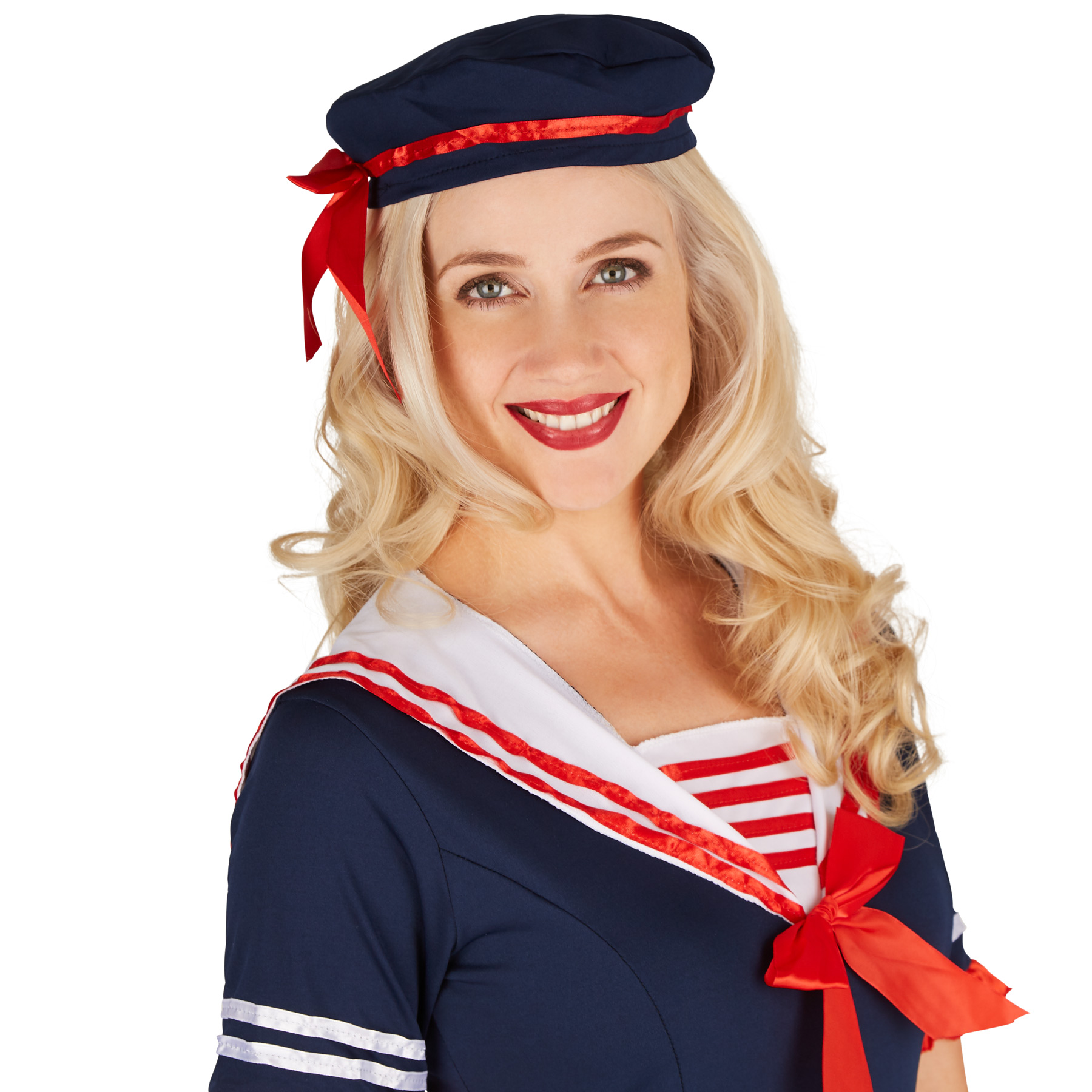 Women’s Costume Sailor Lady Fancy Dress Outfit Ladies Carneval Ship Harbour Sea - Picture 4 of 21