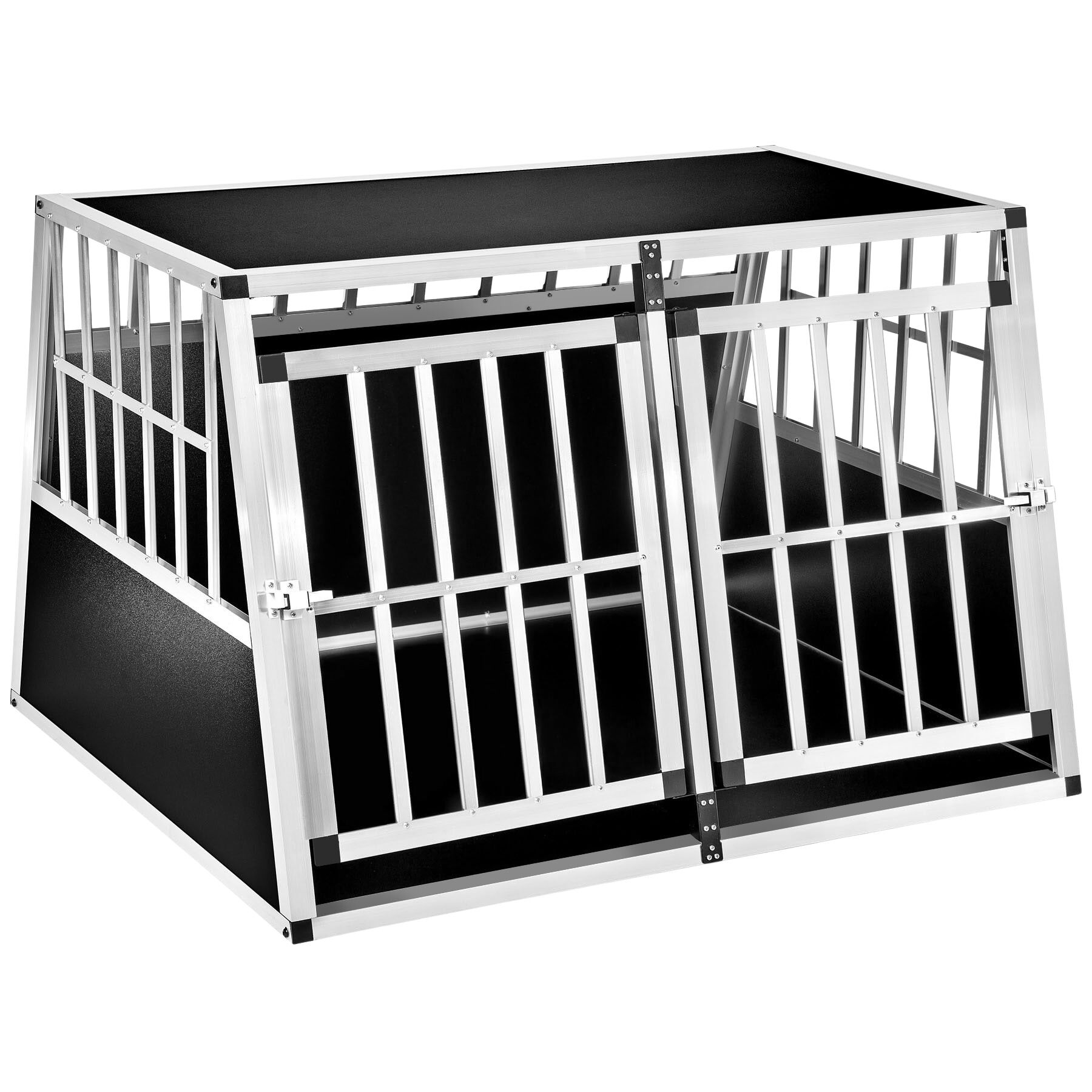 tectake® Hundetransportbox doppel – Hundetransportbox
