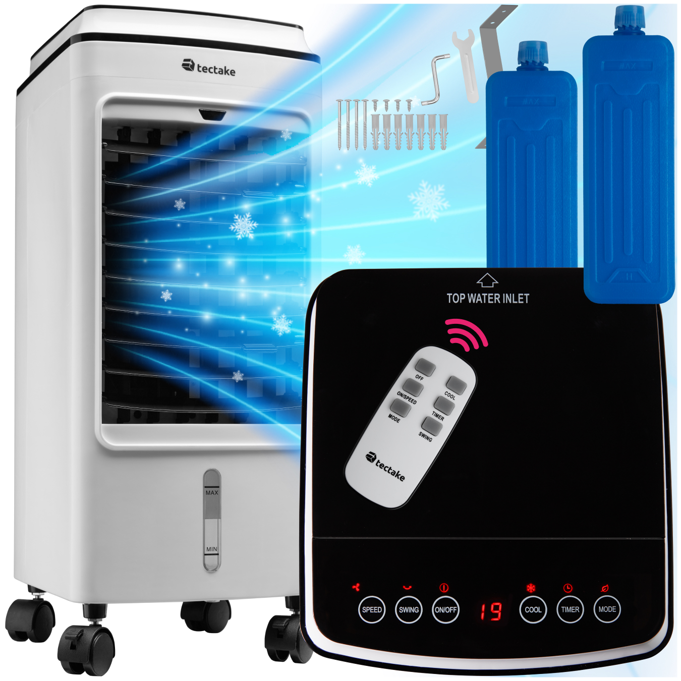 Luftkylare AC - vit av tectake