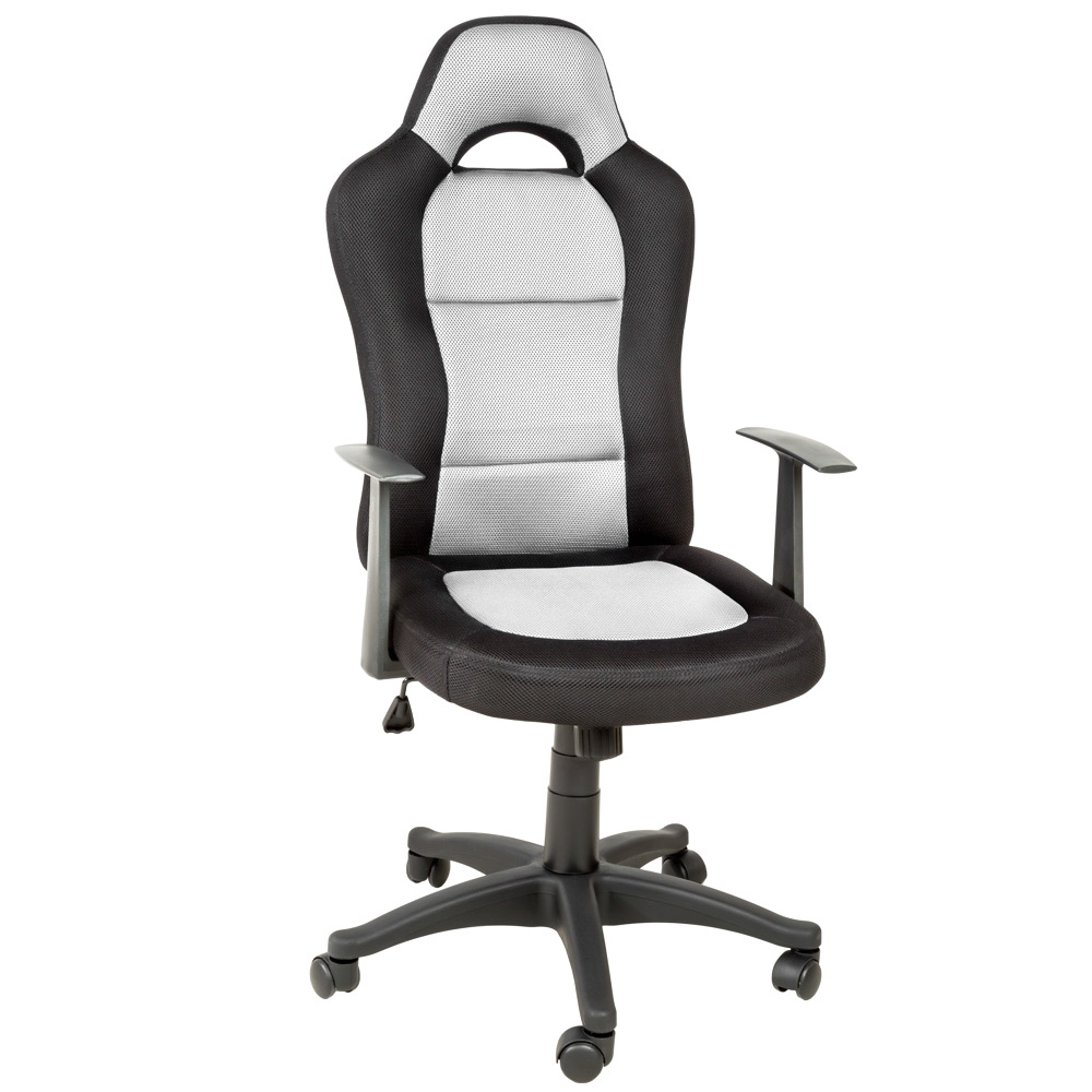 Chaise de bureau Marcus - gris | tectake