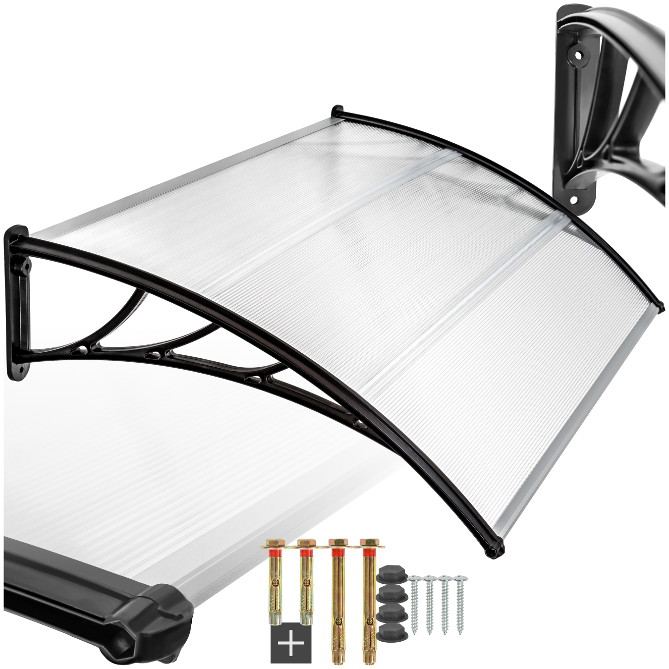 Vordach transparent - 120 cm