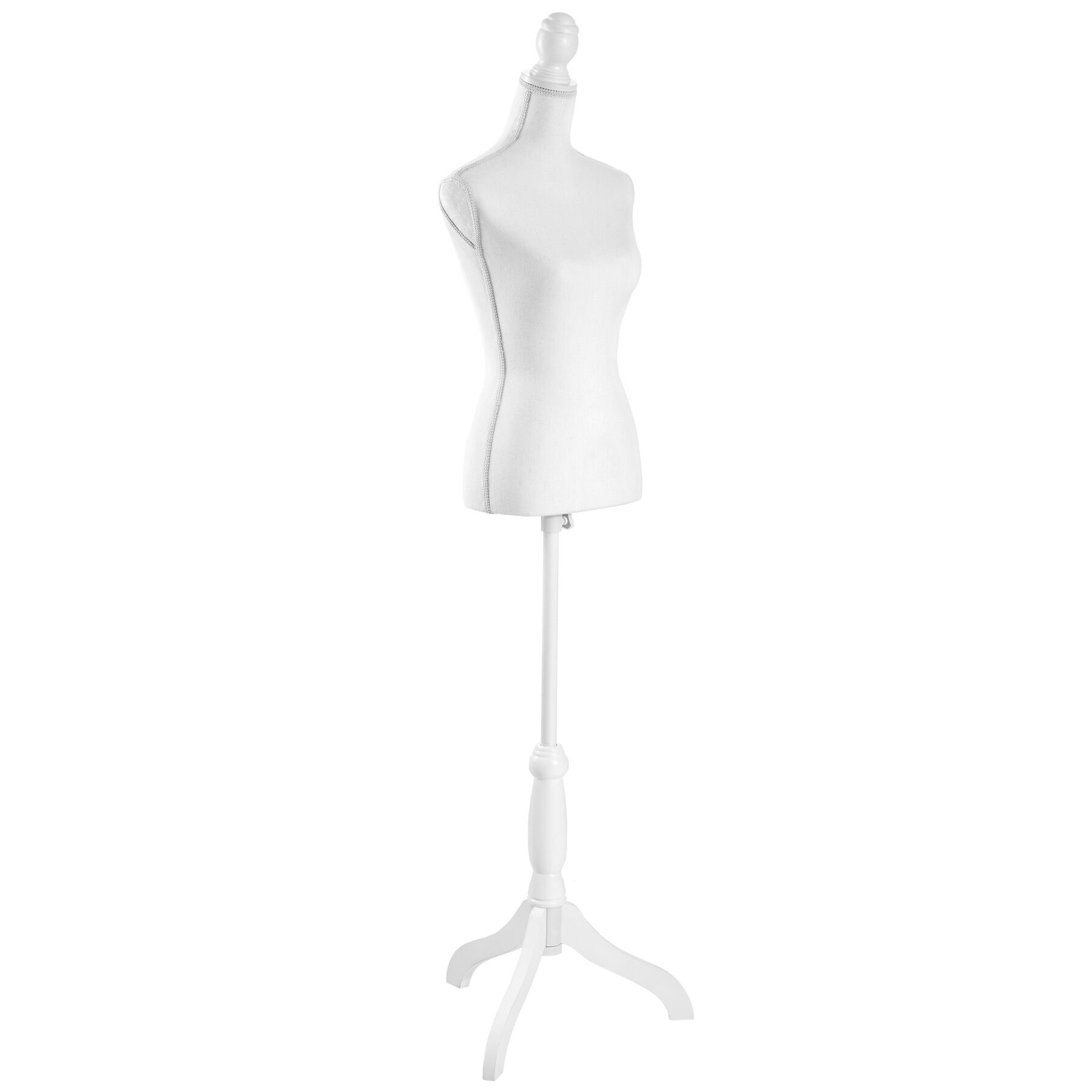 Manequim de alfaiate feminino - branco | tectake