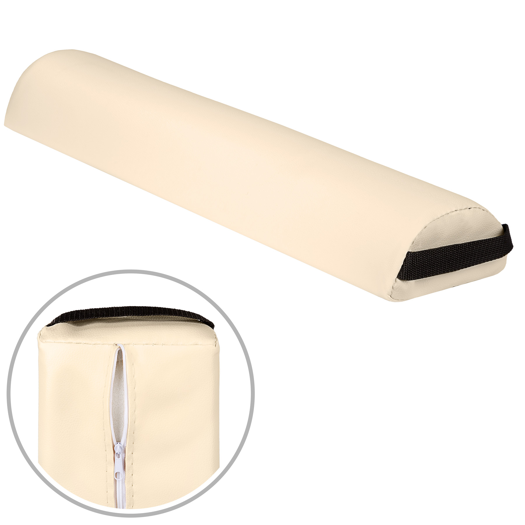 Full round + half round bolster cushion for massage table knie roller pillow new - Picture 9 of 13