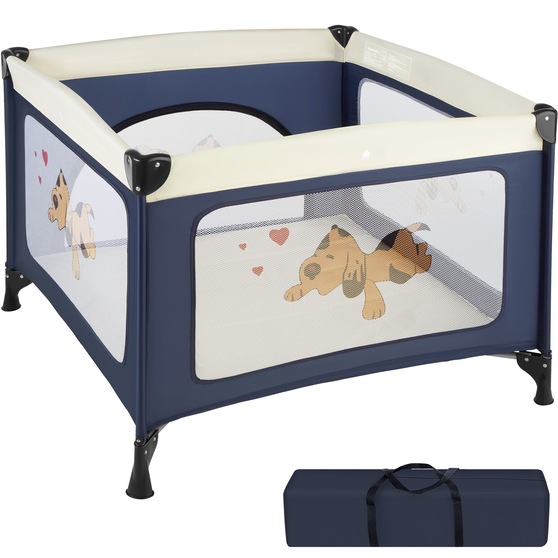 Lekhage Tommy Junior 105x105x78cm - blå | tectake