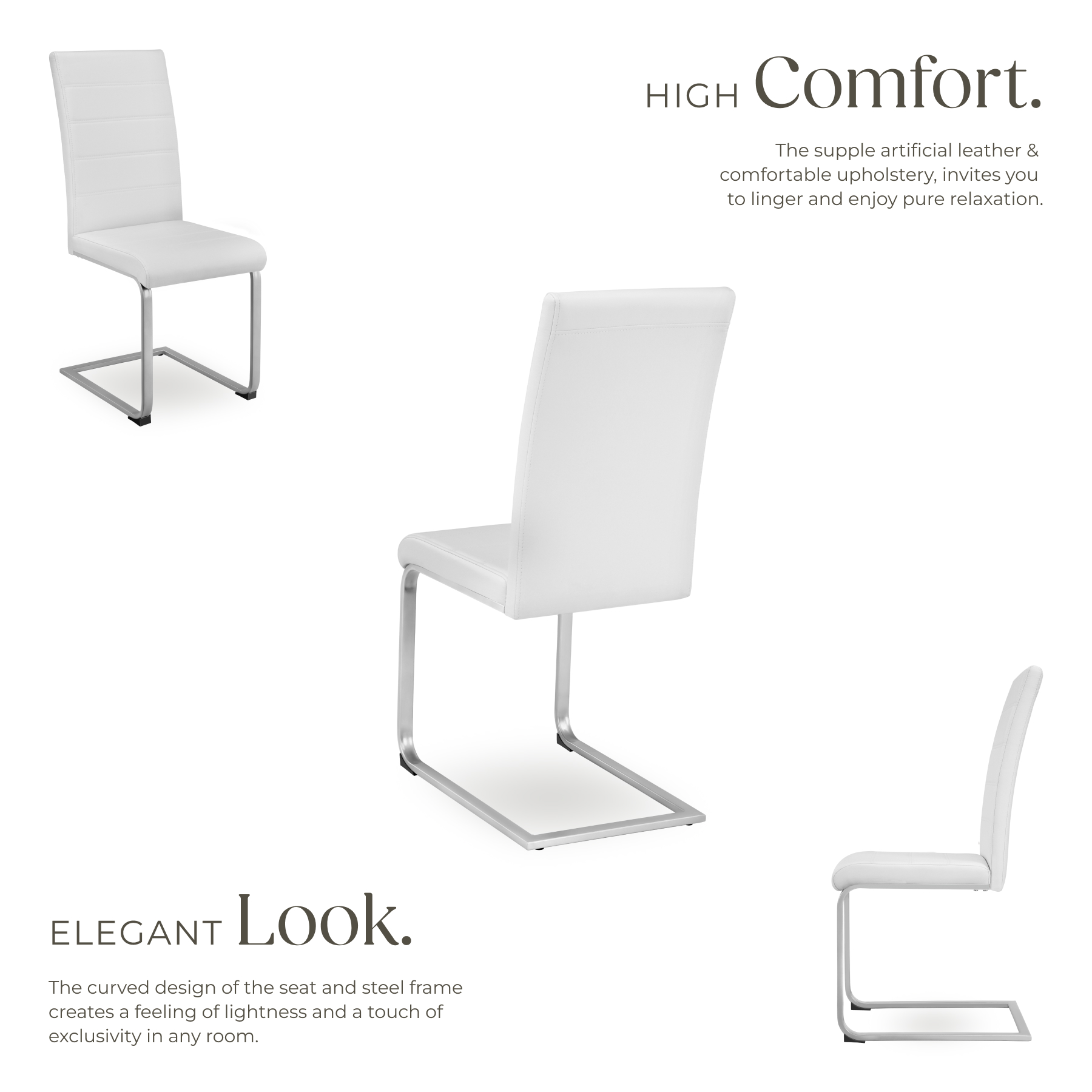 Dining Chairs Set Dinner Table Room Chair Group Breakfast Kitchen Upholstered - Picture 16 of 61