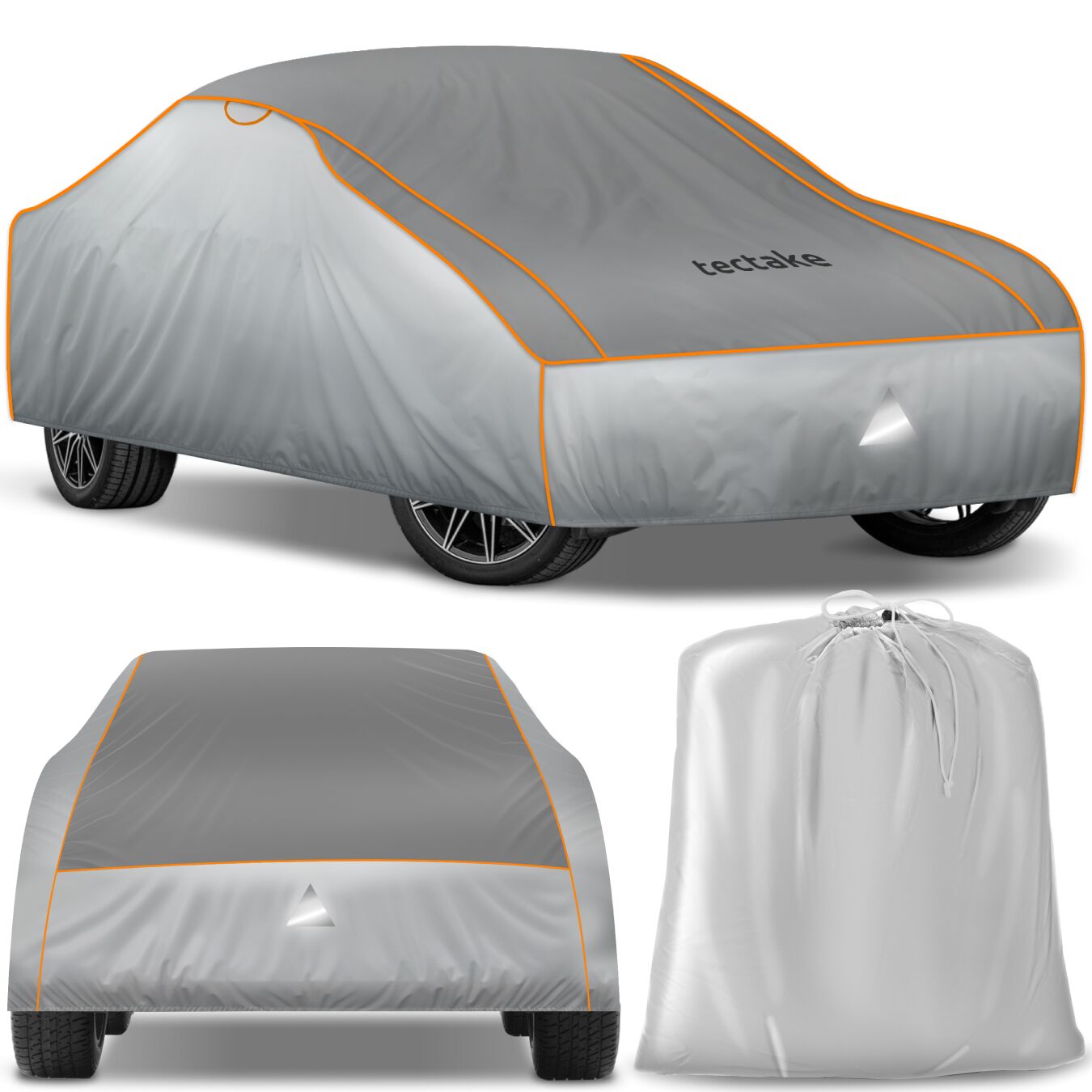Bâche de voiture anti-grêle imperméable et respirante - XL (533 x 178 x 120 cm) | tectake