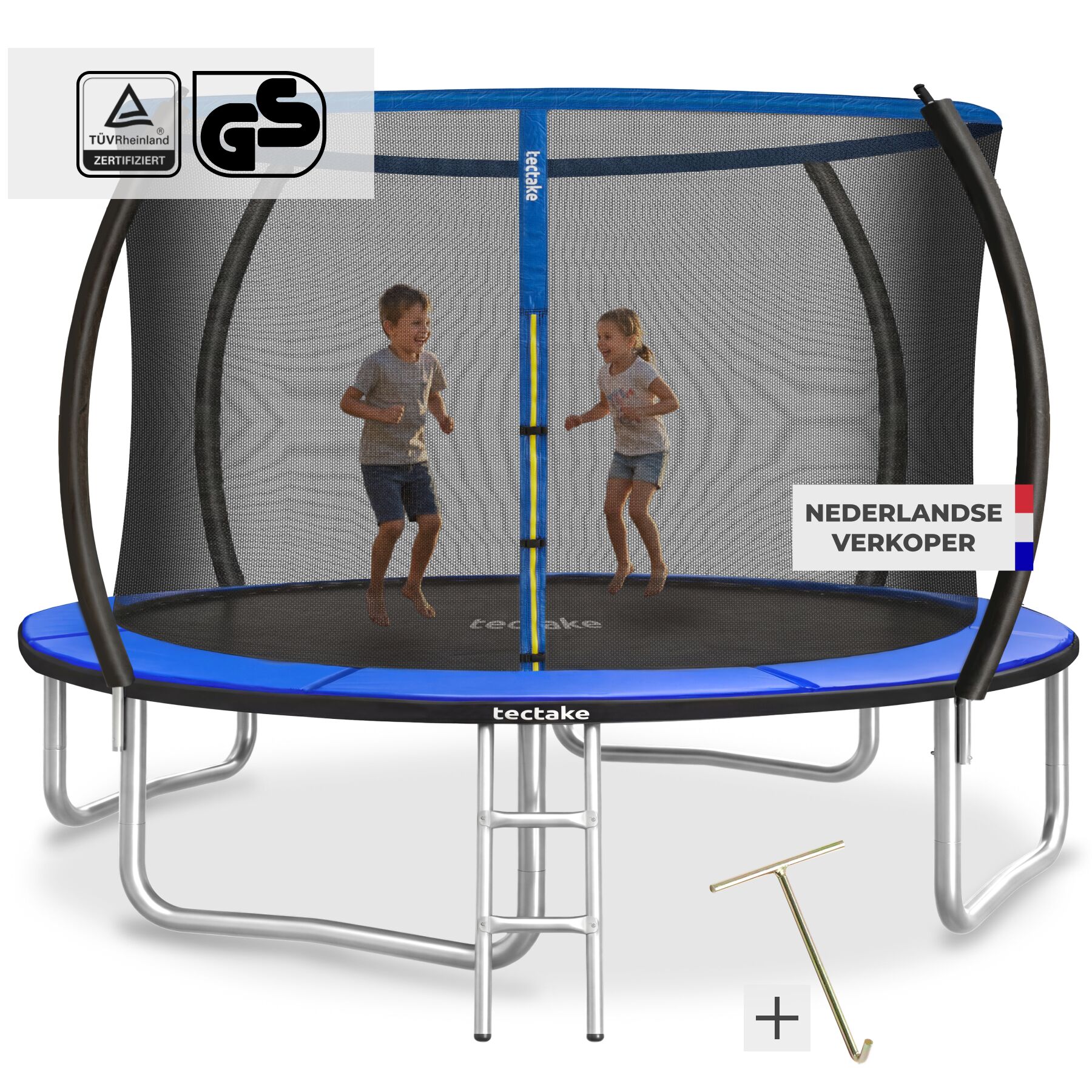 Trampoline Jumpy met veiligheidsnet - 305 cm | tectake