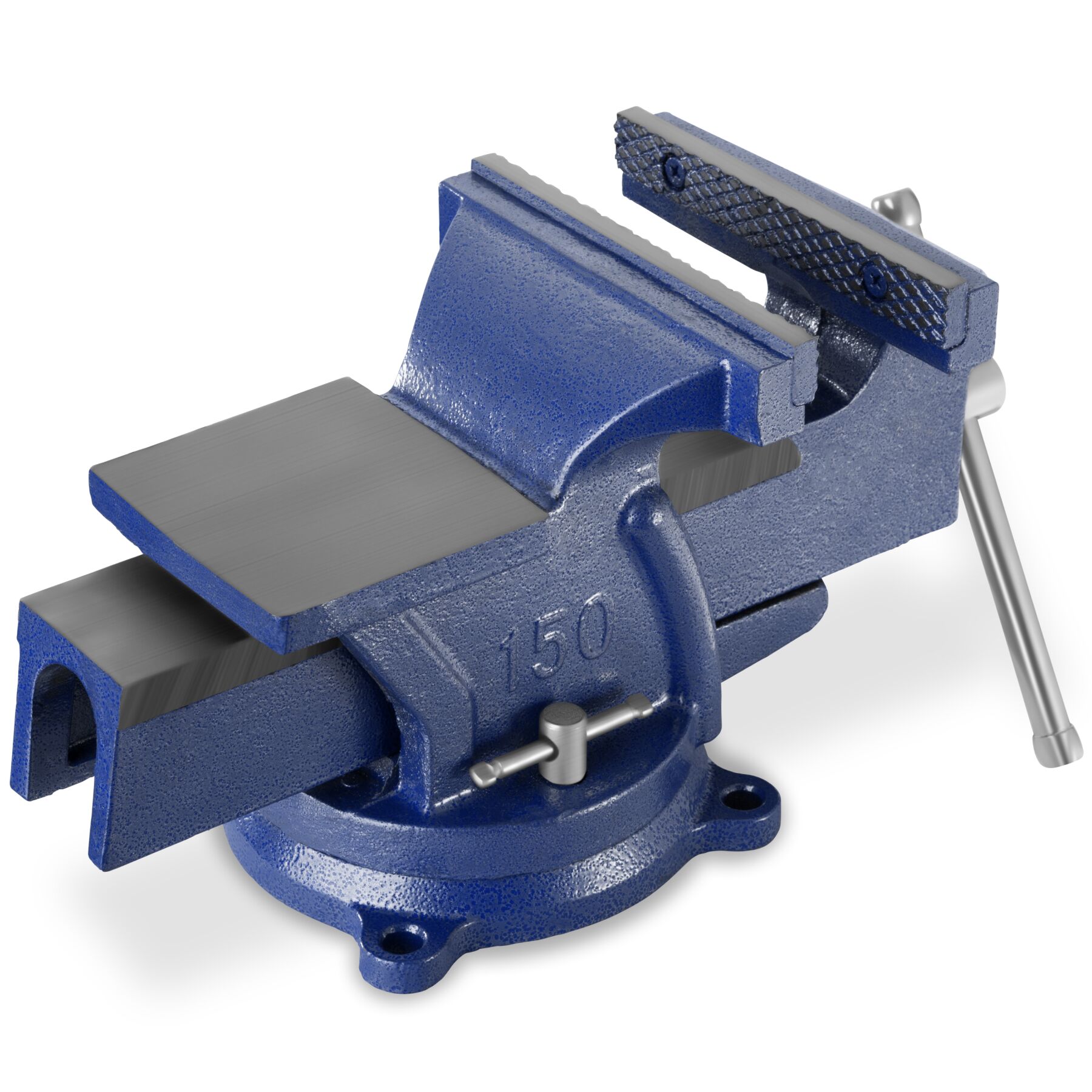 Schraubstock 360° drehbar mit Amboss - 165 mm