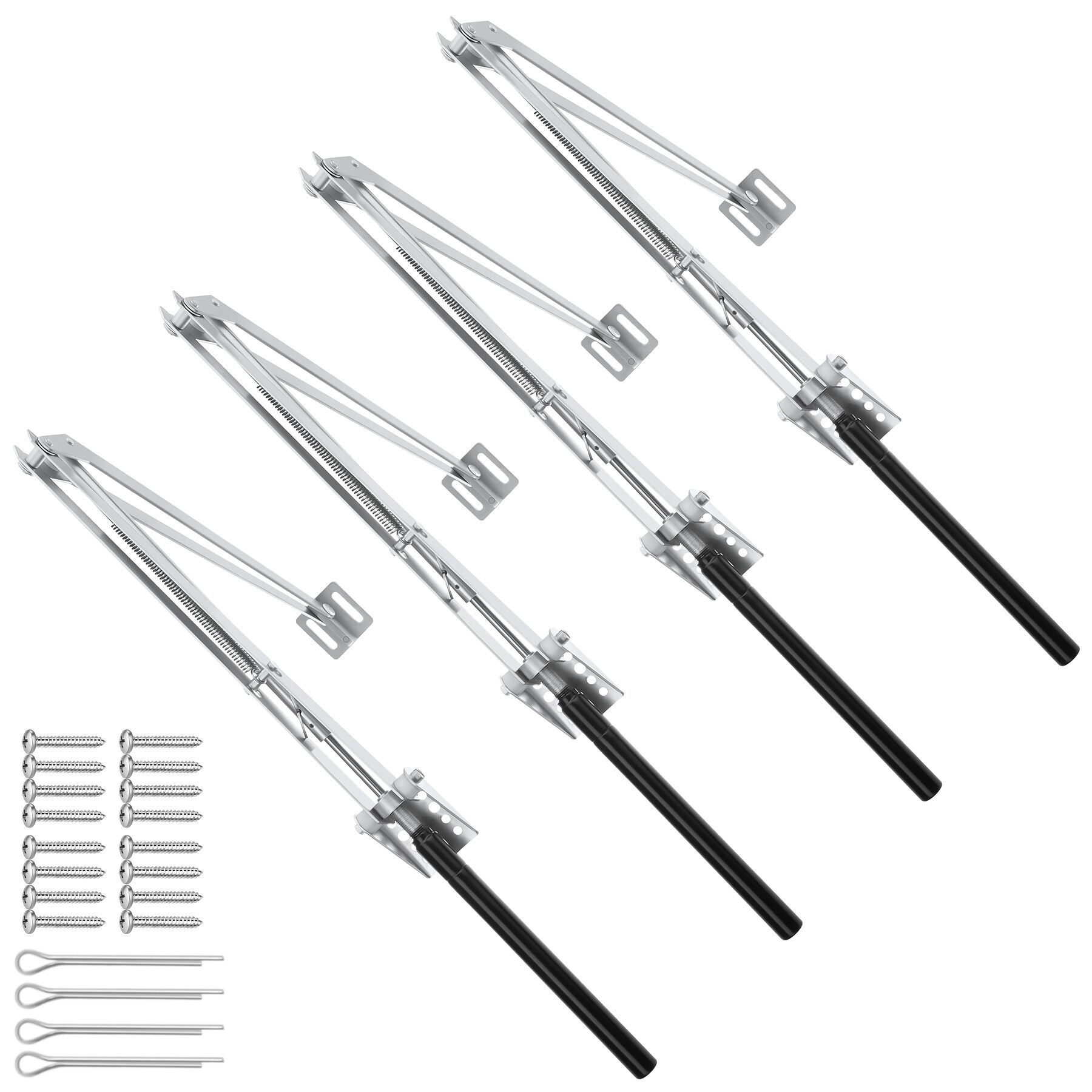 Ouverture automatique de fenêtre de serre de jardin - argent | tectake
