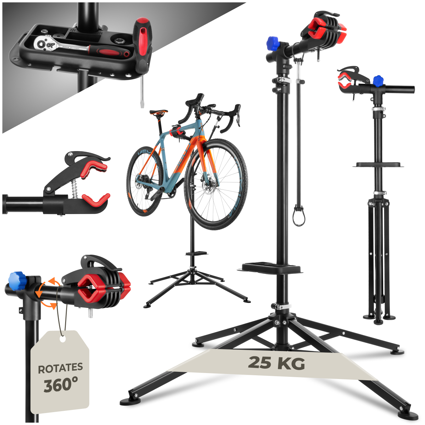 Bike repair stand Philipp - black