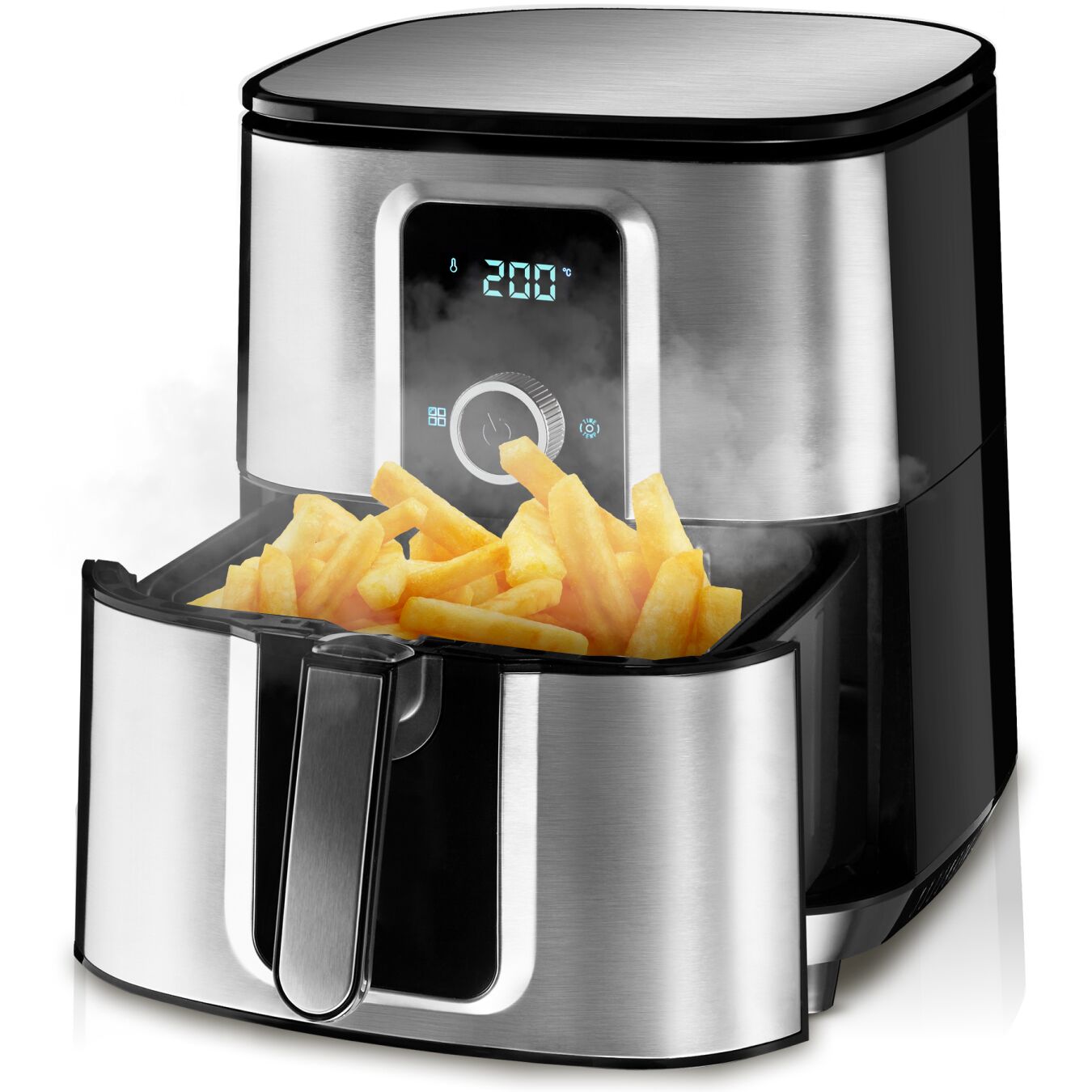 Airfryer Ben 10,2 l - zilver | tectake
