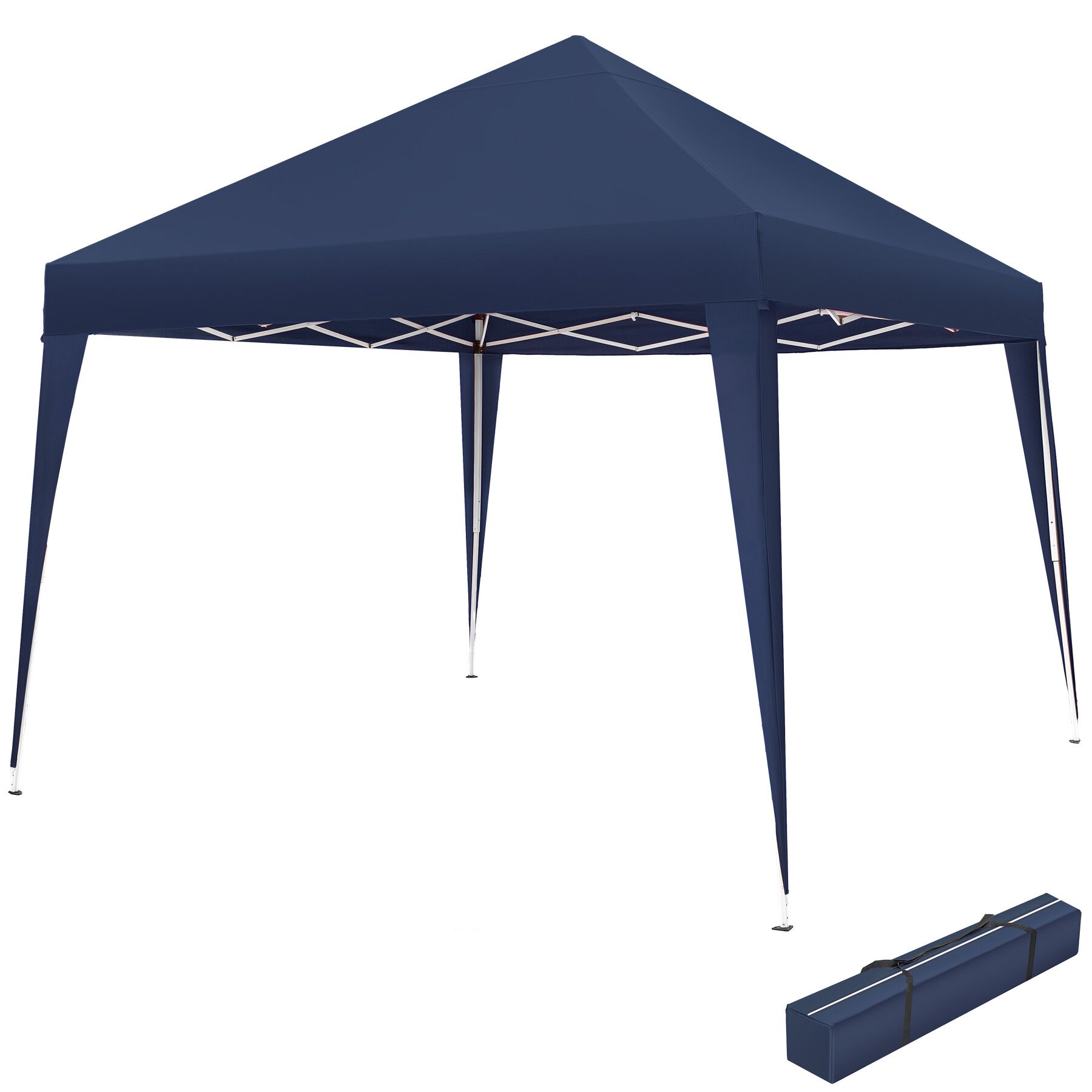 Tectake Gmbh Blu Gazebo Pieghevole Linosa