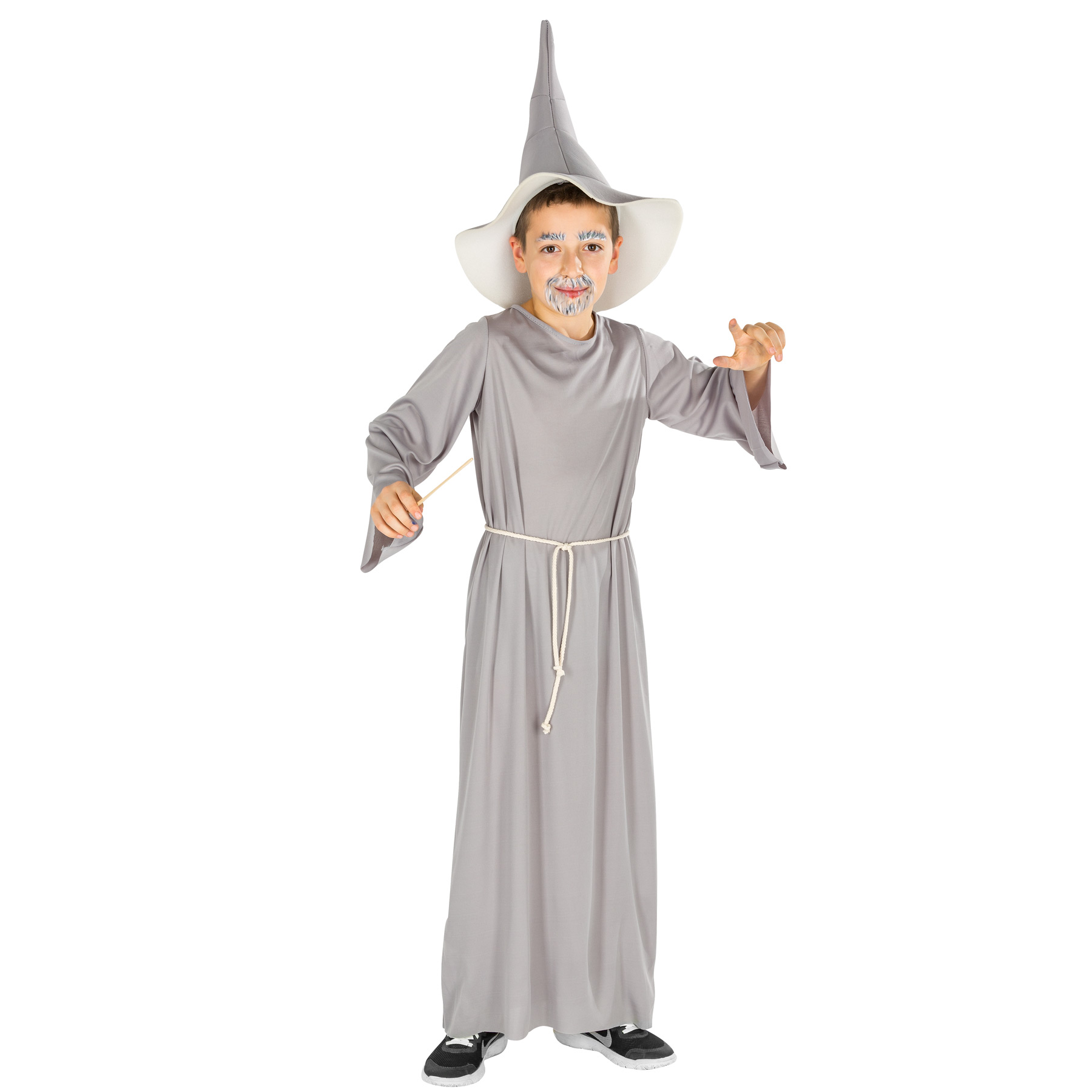 Boys Wizard Costume Kids Halloween Magician Fancy Dress Outfit Robe Children
