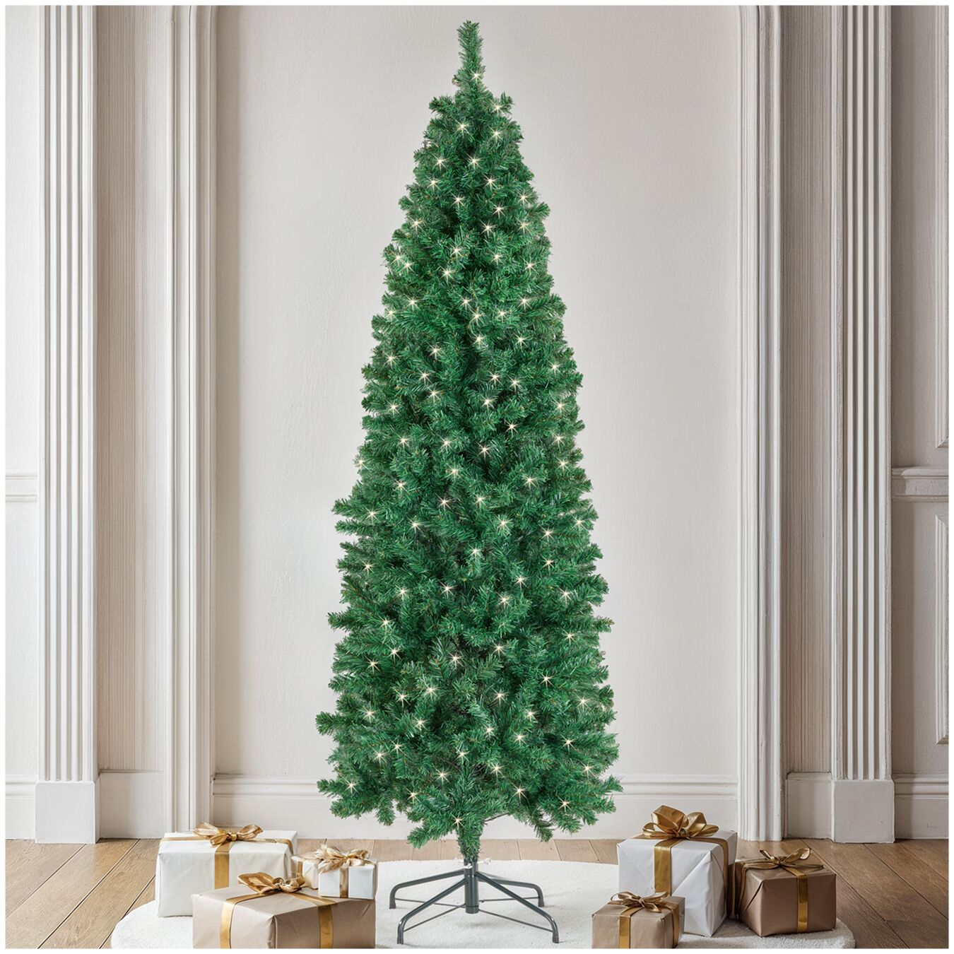 Künstlicher Weihnachtsbaum Comet, naturgetreue Optik - 180 cm, mit Lichterkette