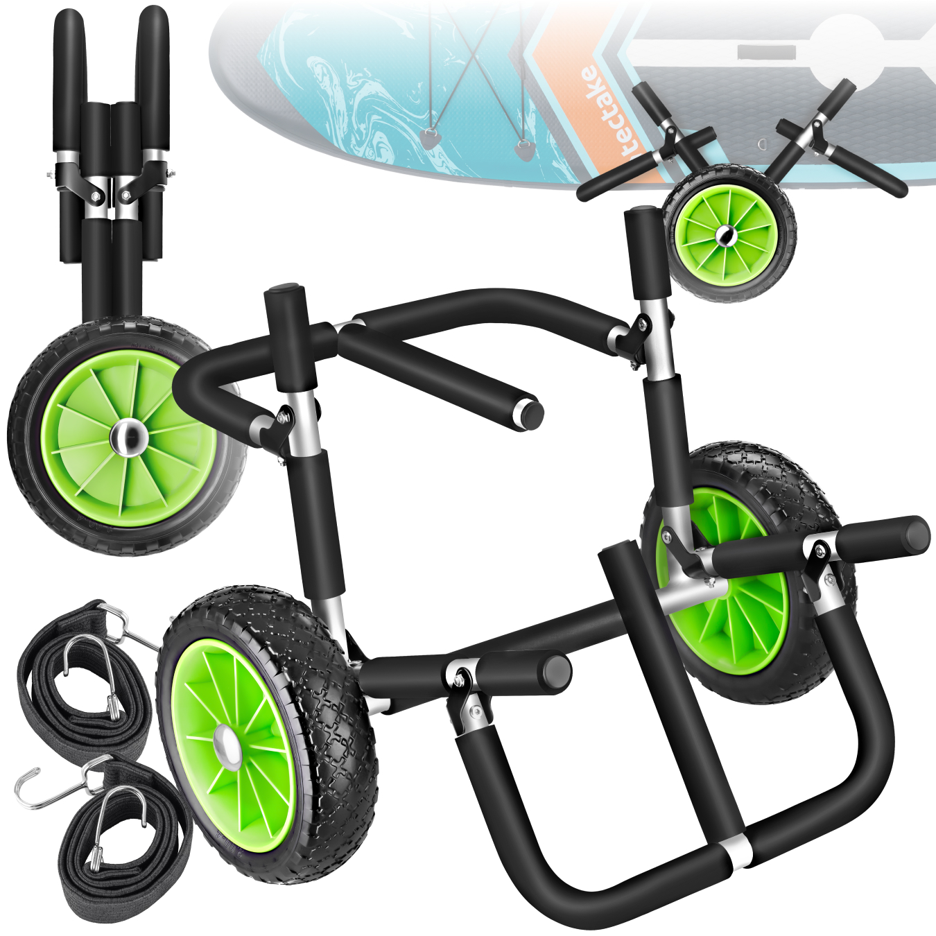 Surfboard Transportwagen WaveWheel - doppel von tectake