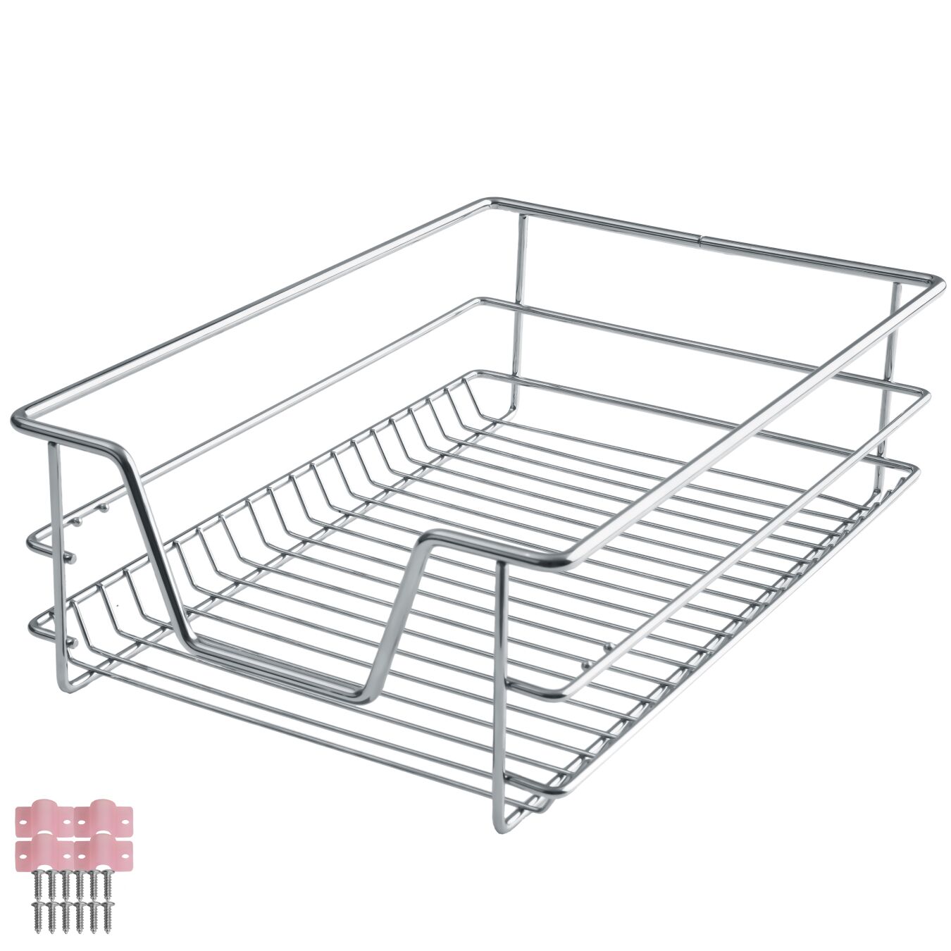 Teleskopschublade für Küchen- und Schlafzimmerschränke - 40 cm, pro Stück