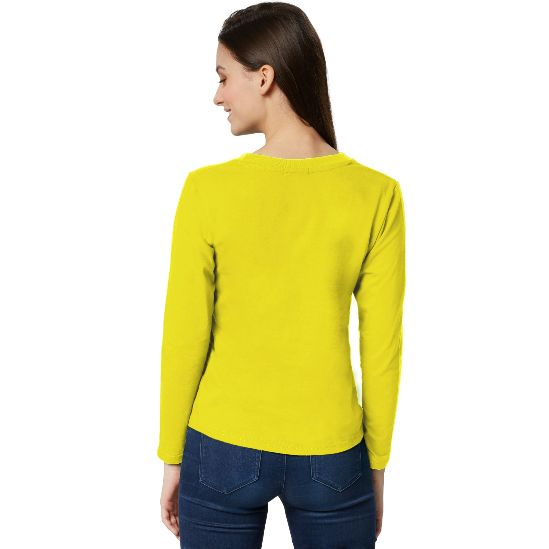 Damen Longsleeve lange Ärmel T Shirt Baumwolle Hose Sport Oberteil Basic Top neu