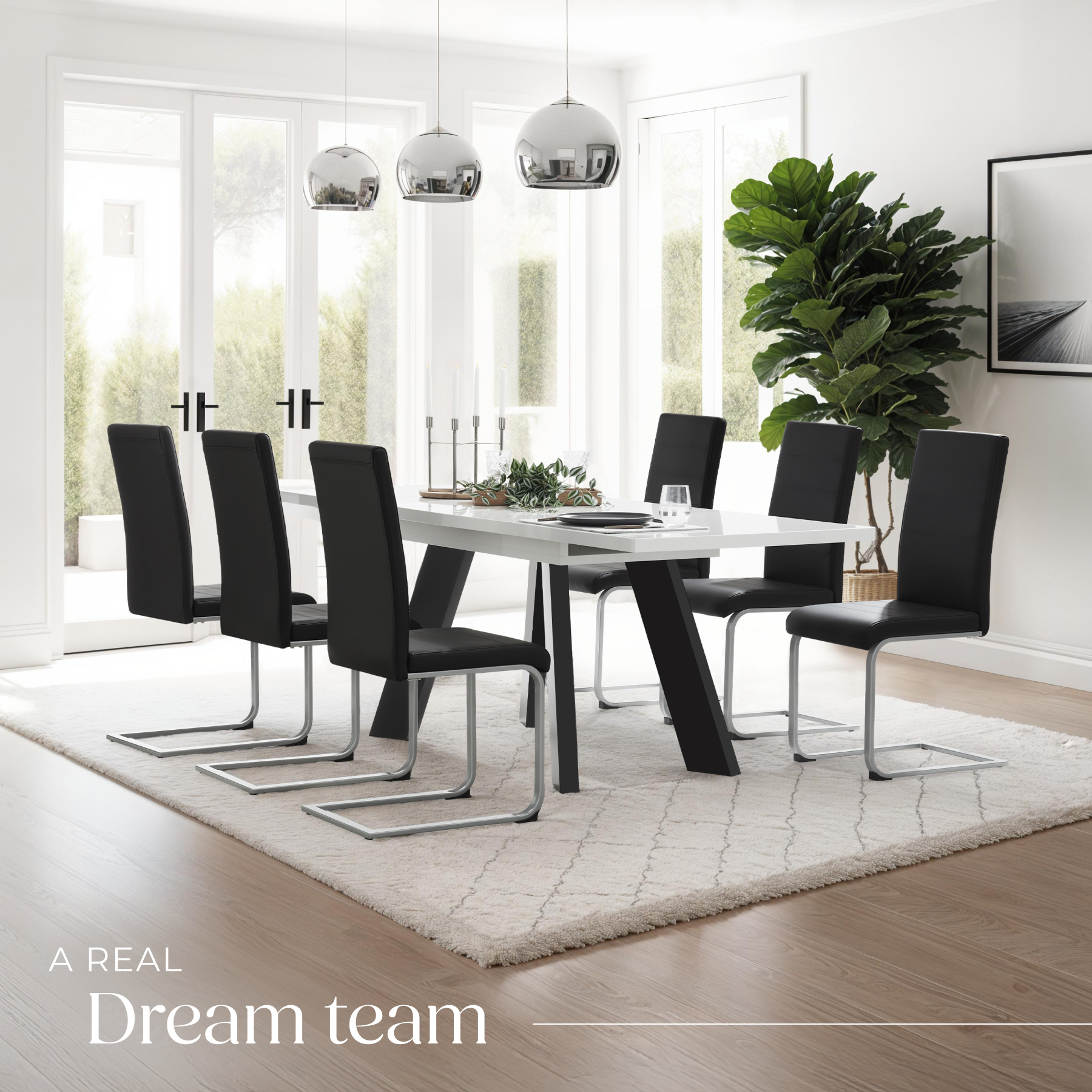 Dining Chairs Set Dinner Table Room Chair Group Breakfast Kitchen Upholstered - Picture 9 of 61