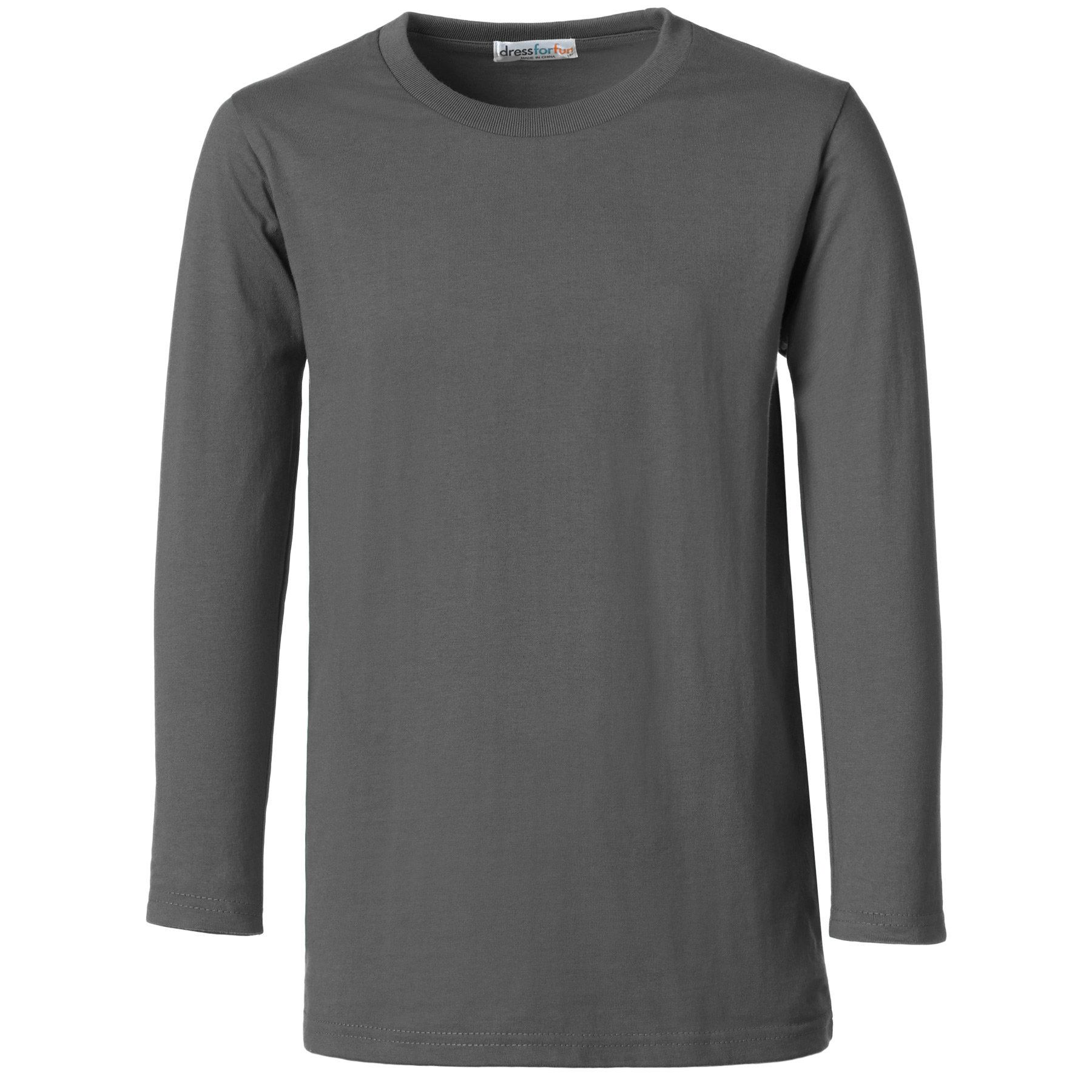 Longsleeve Herren Langarmshirt unifarben Sweatshirt Langarm T-Shirt Pullover neu