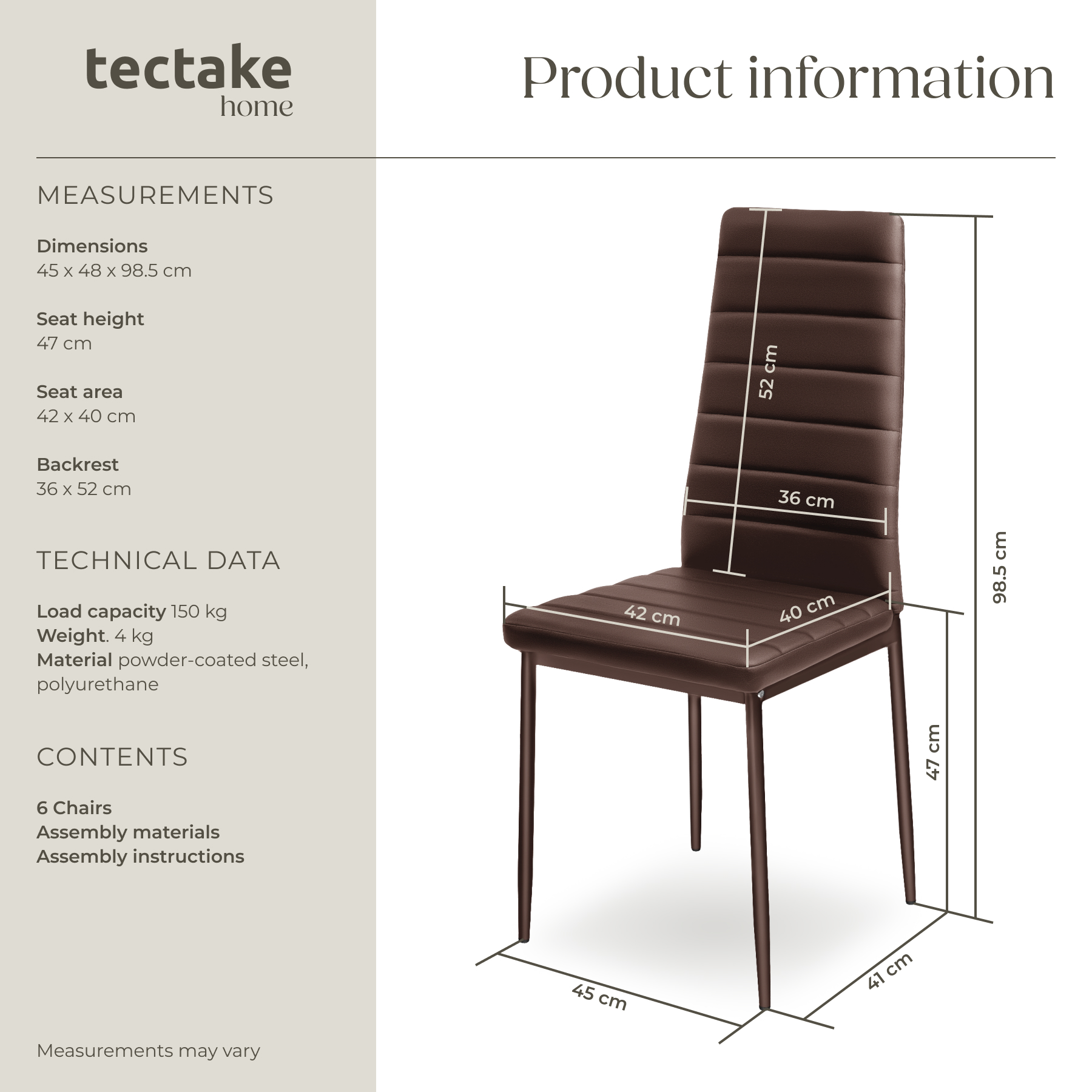 Dining Chair Set Kitchen Living Room Furniture Faux Leather Chairs Thick Padding - Picture 55 of 61