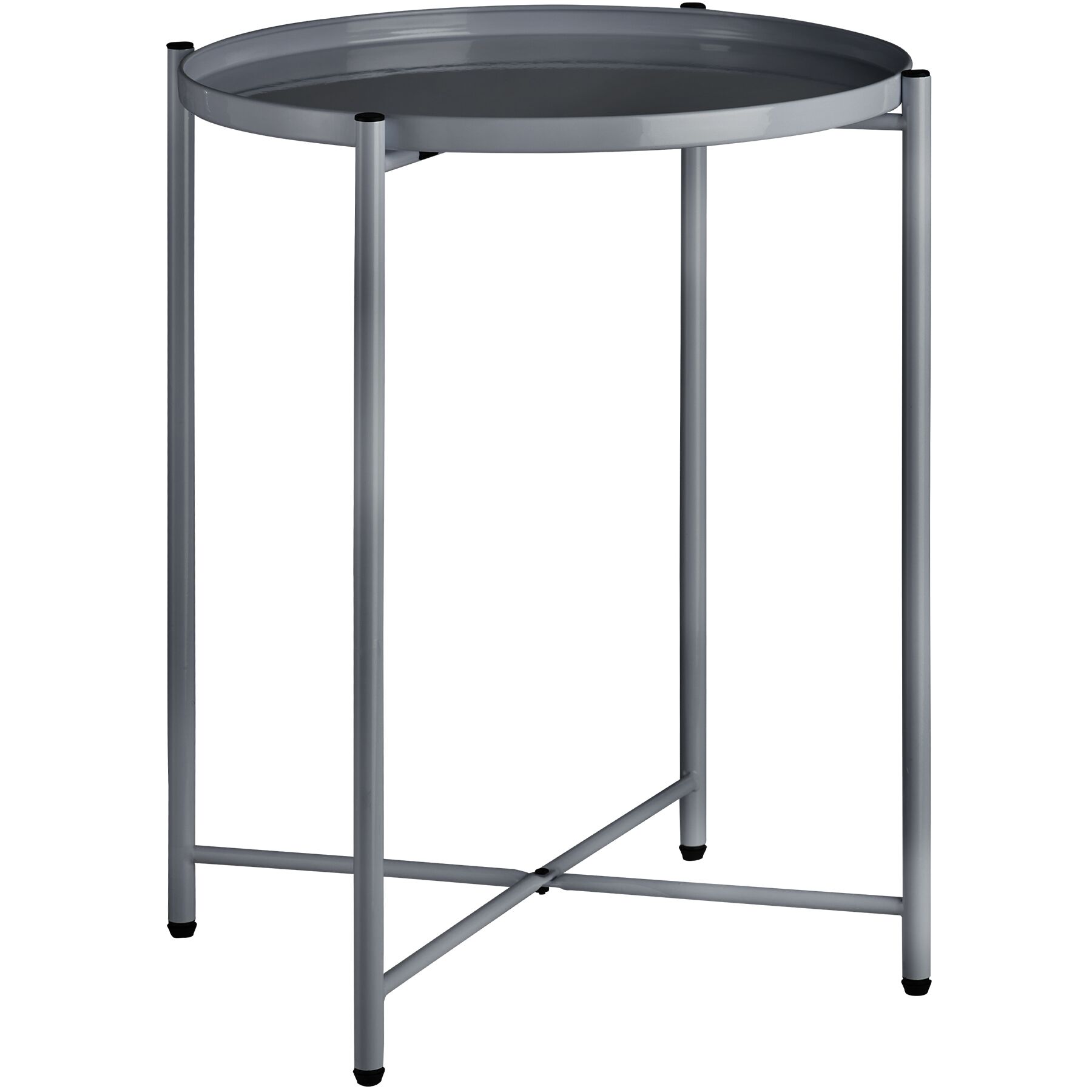 Mesa de apoio Chester - cinzento escuro