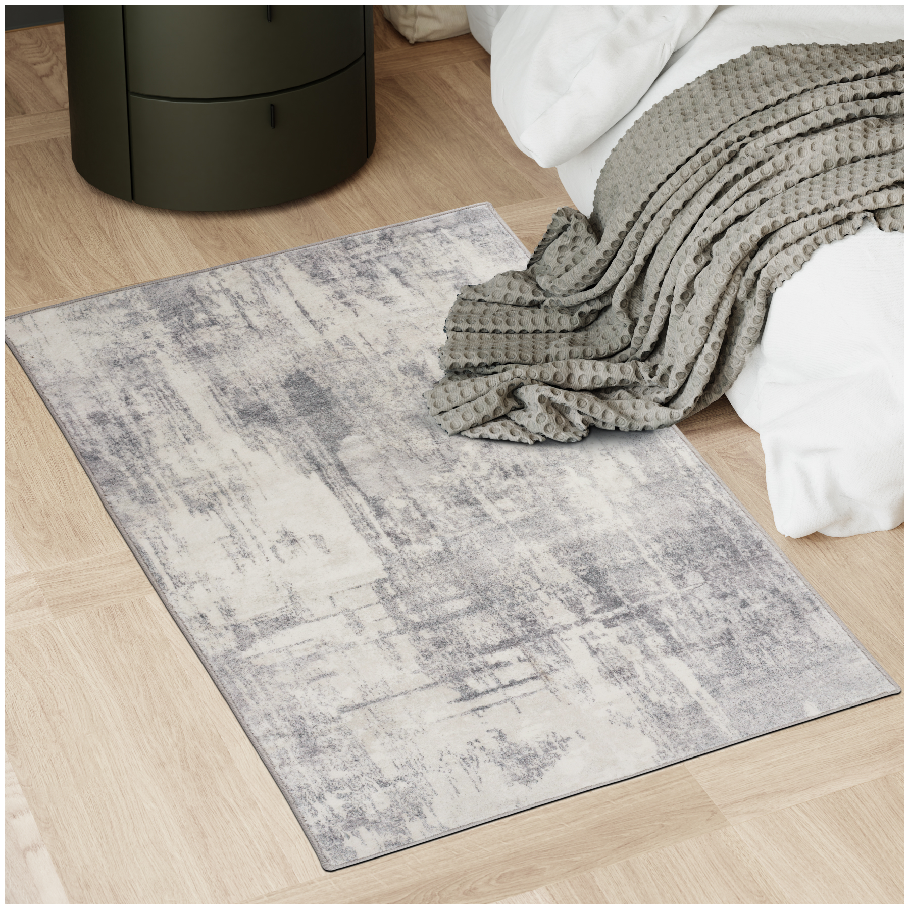 Tapis design vintage NADIRA à poils courts - 80 x 150 cm de tectake